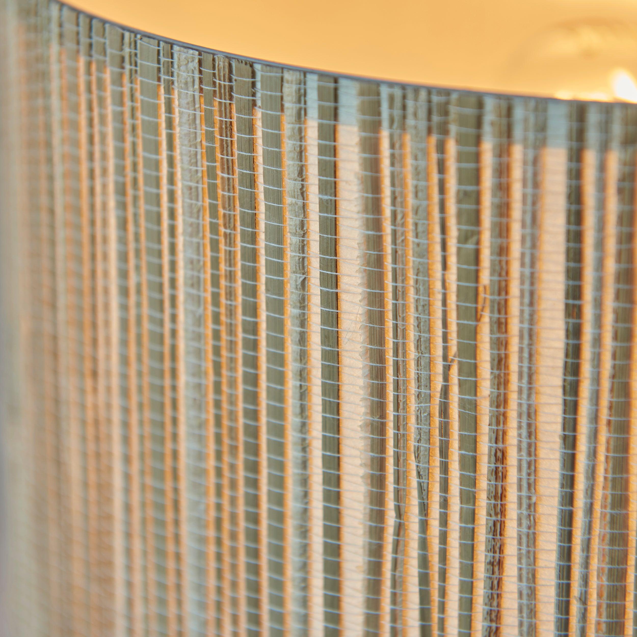 Longshore 1 Light Black Table Lamp With Seagrass Shade