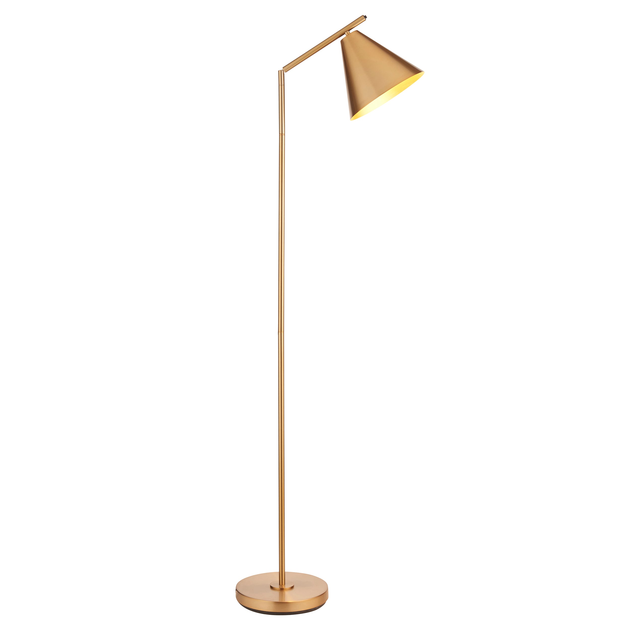 Cape Brass Task Floor Lamp 102369 by Endon Lighting