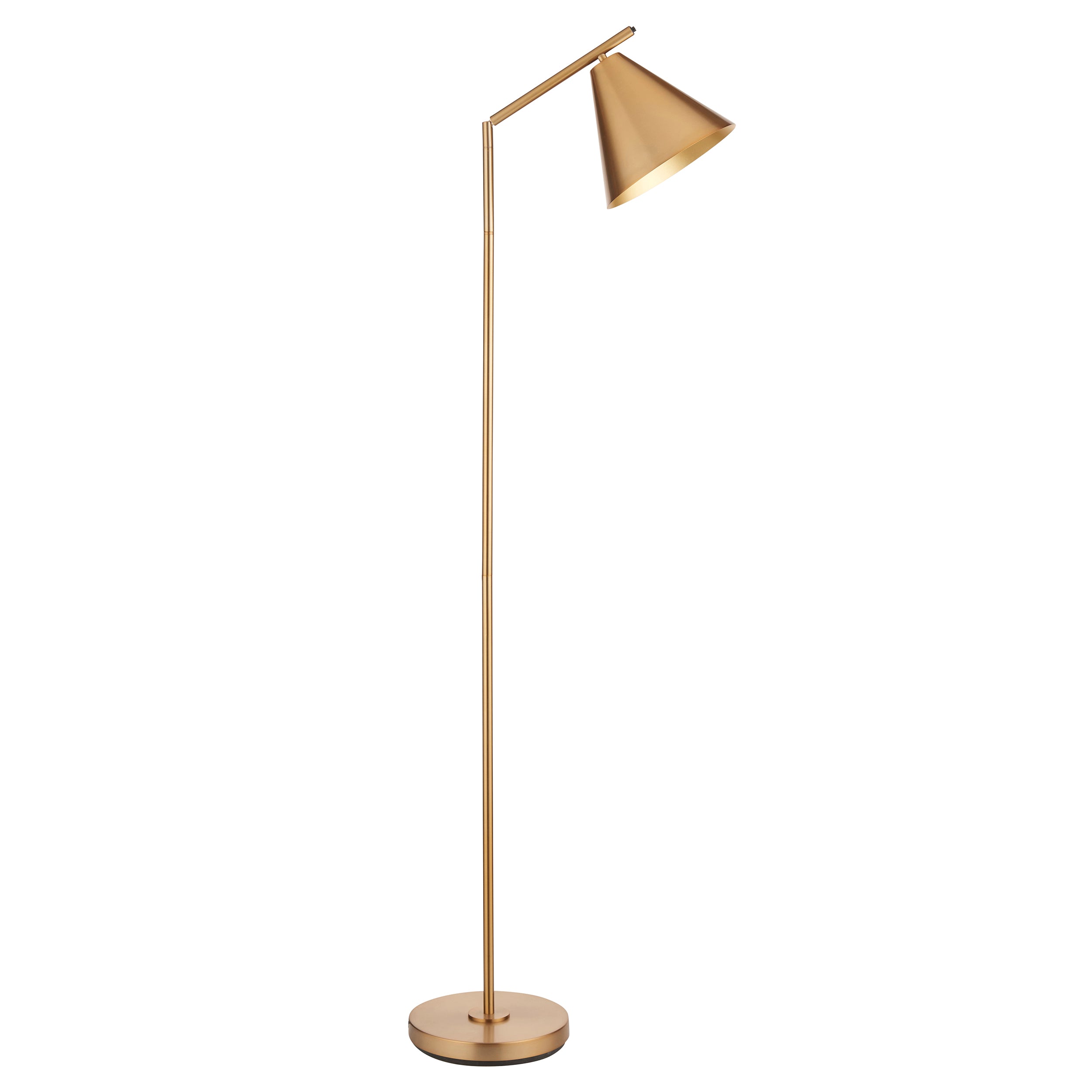 Cape Brass Task Floor Lamp