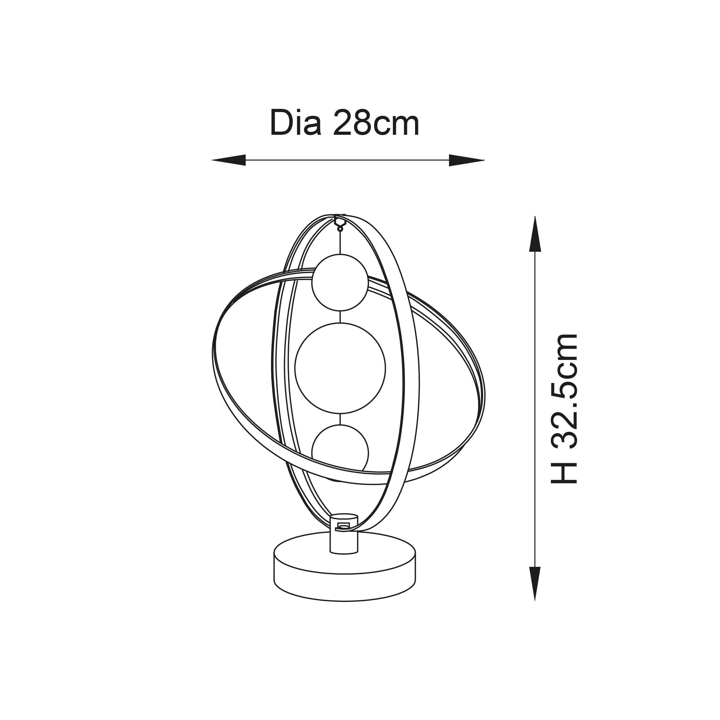 Endon Muni Contemporary Gold LED Table Lamp-Endon Lighting-Living-Room-Tiffany Lighting Direct-[image-position]