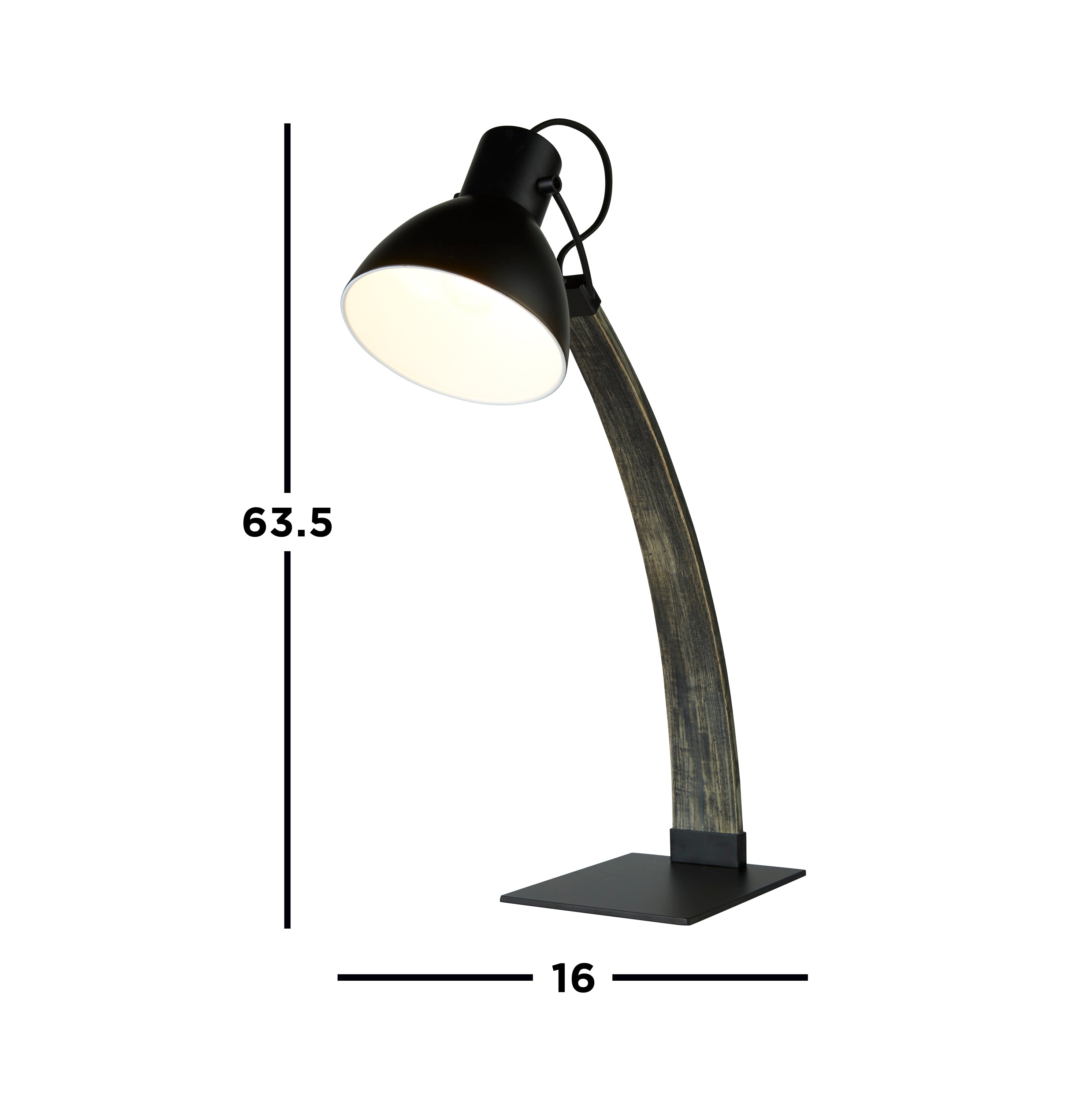 Searchlight Nanna Black Ash Table Lamp