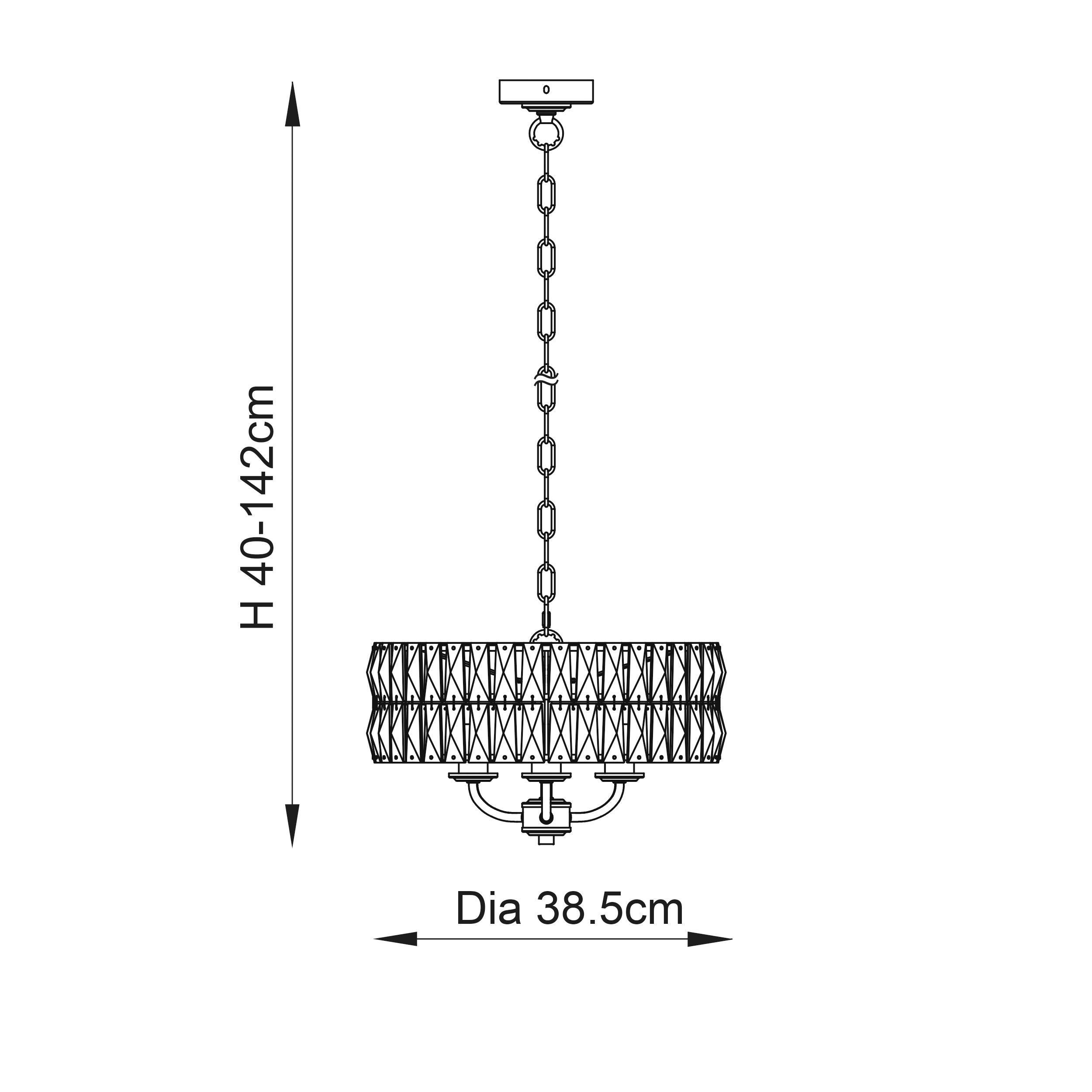 Clifton 3 Light Nickel & Clear Cut Glass Pendant-Ceiling Pendant Lights-Endon Lighting  Bedrooom Lighting Wider ImageTiffany Lighting Direct