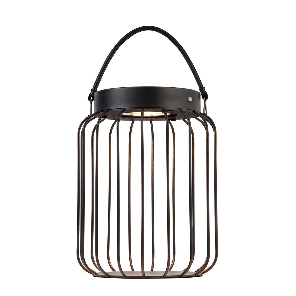 Tropic Solar Black Outdoor Table Lamp