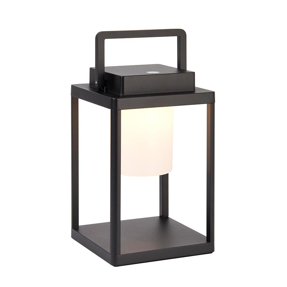 Voyage Rechargeable Black Outdoor Table Lamp - IP44-OB-180926