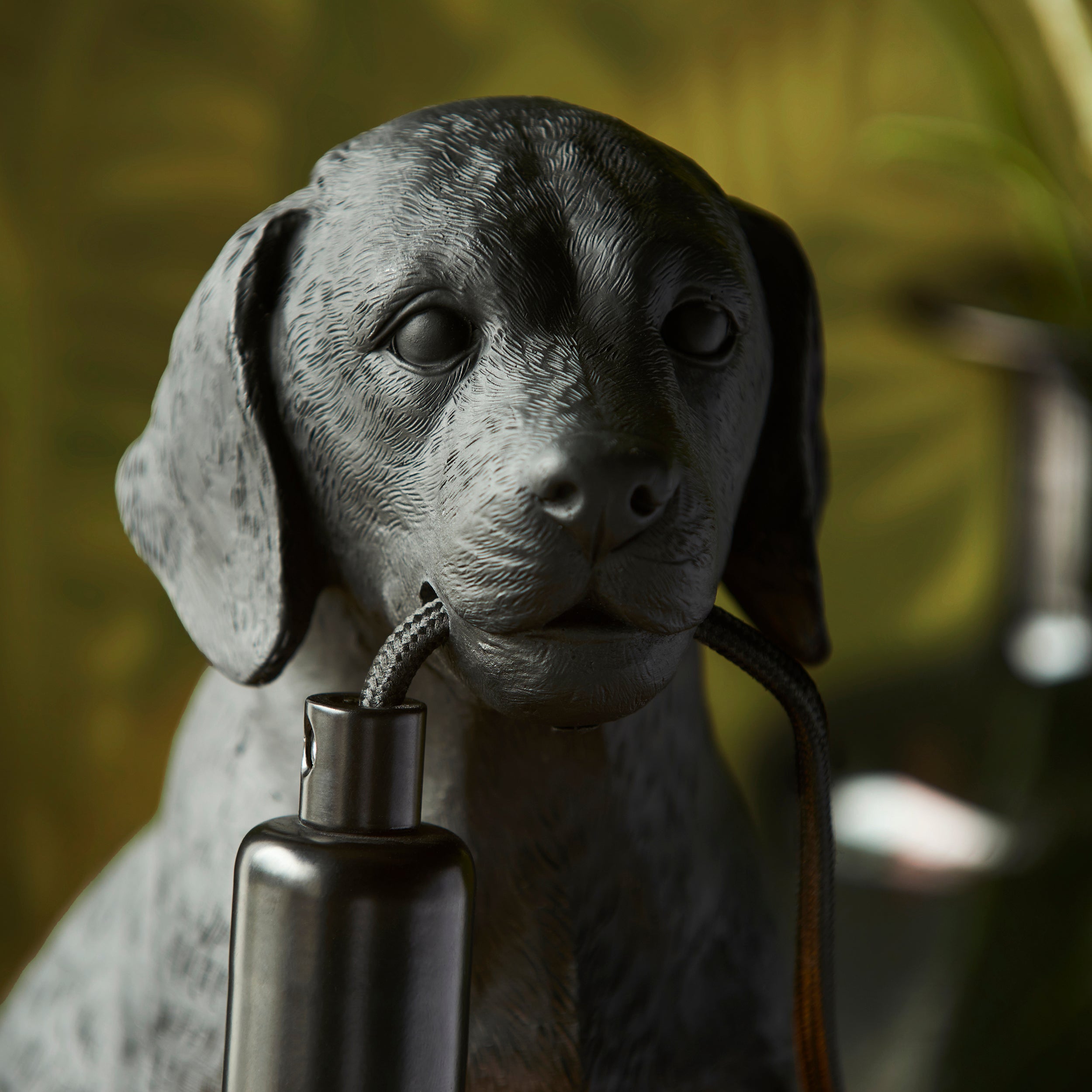 Labrador Puppy Black Dog Table Lamp