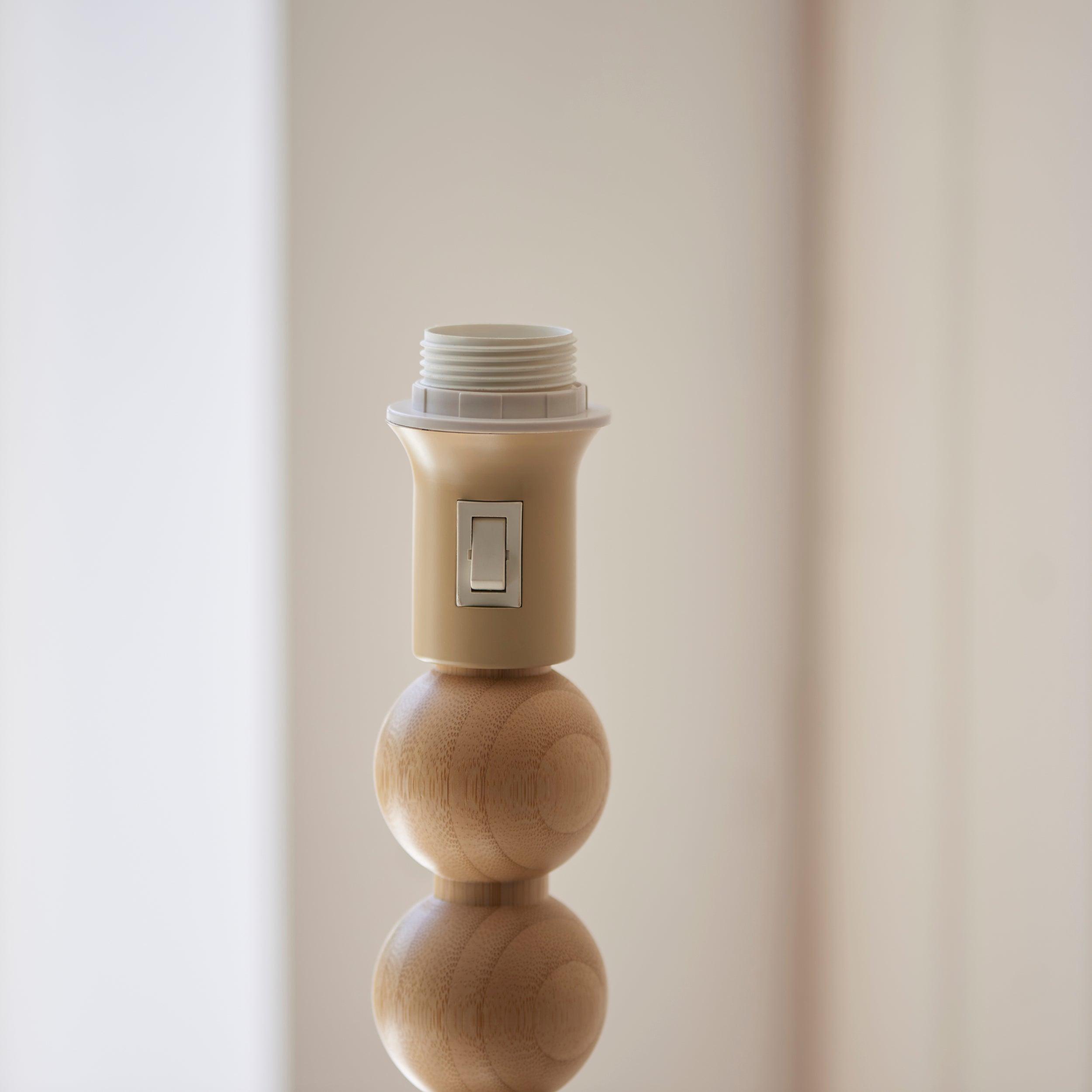 Cane Bamboo Floor Lamp Base