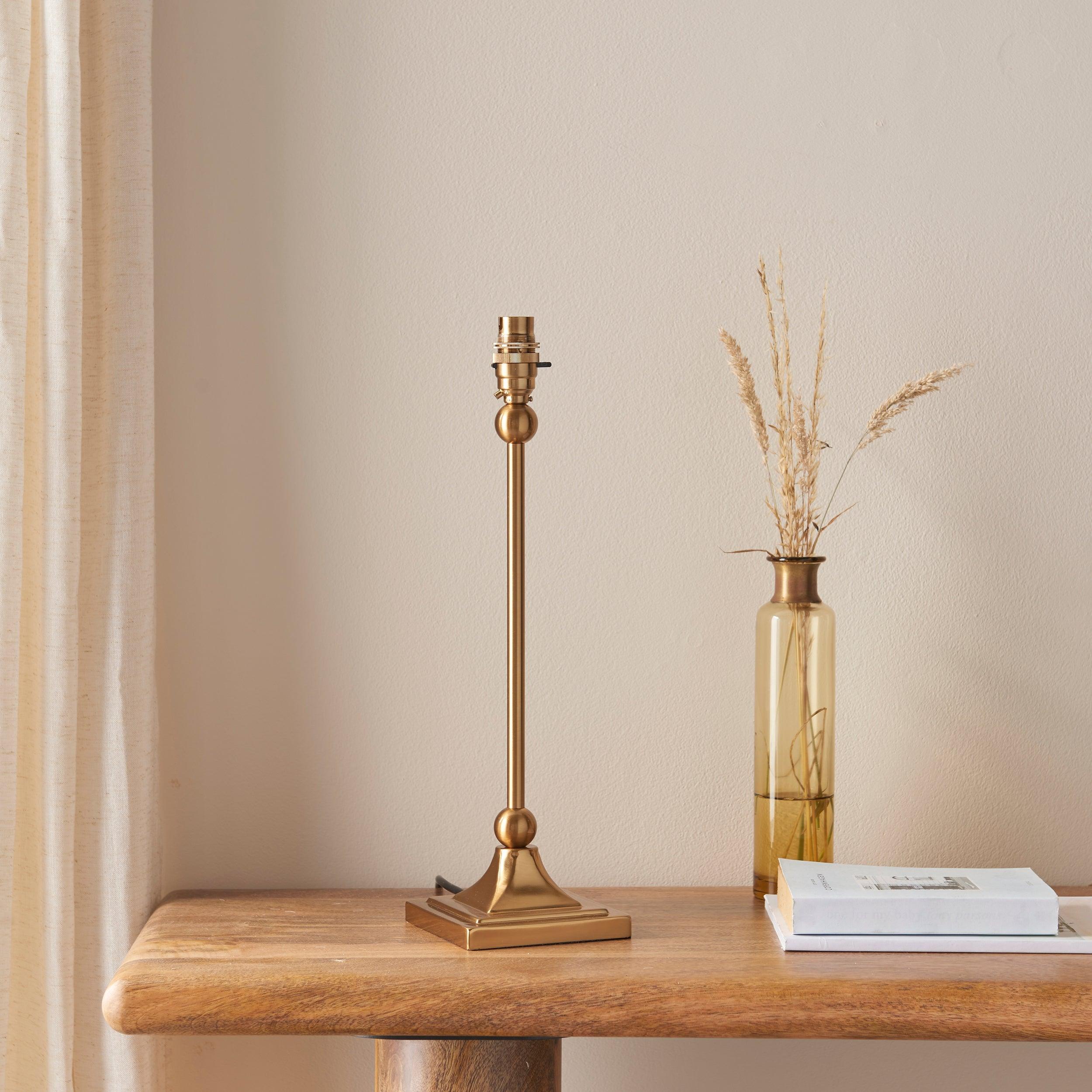 Santiago Brass Table Lamp Base