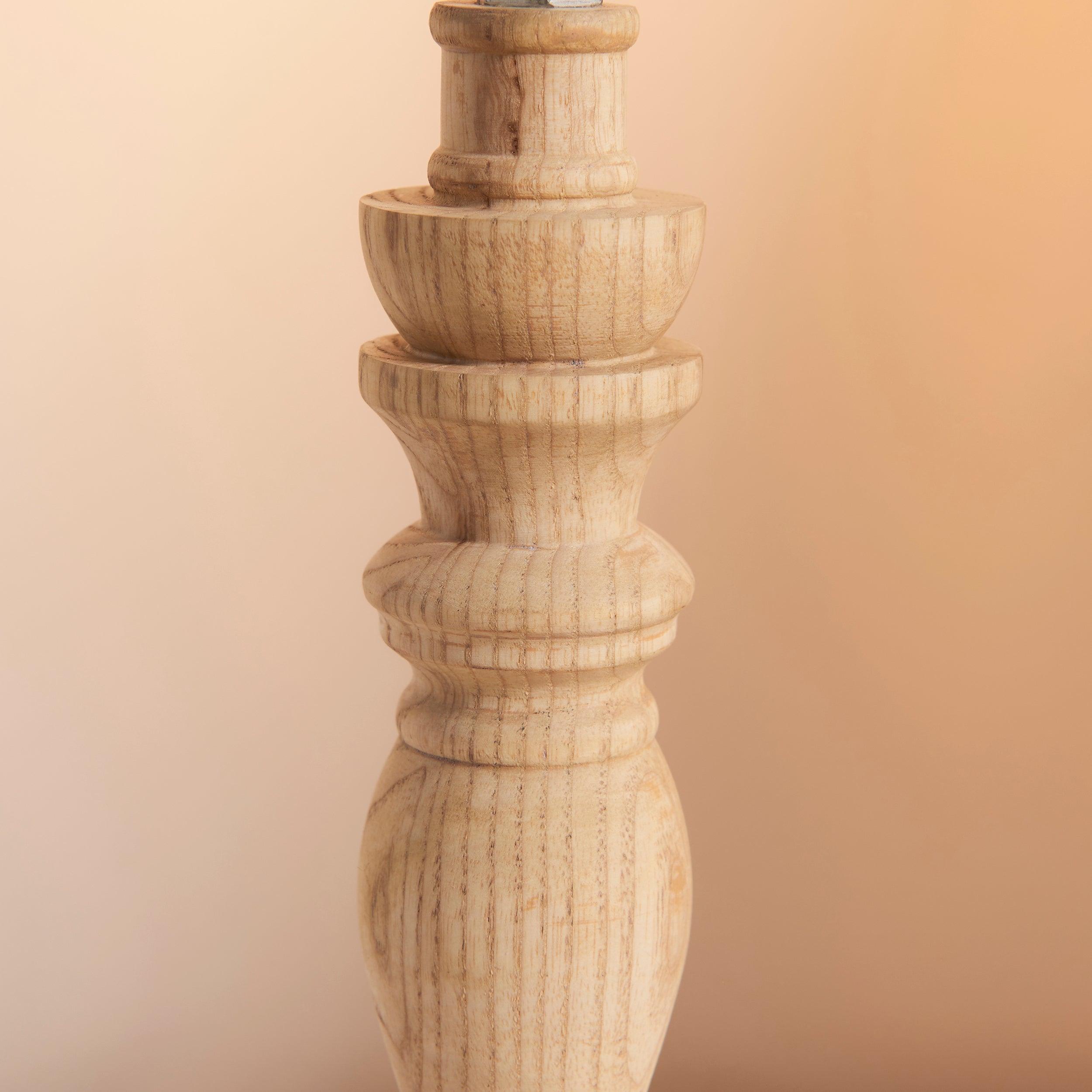 Bibury Wooden Table Lamp Base