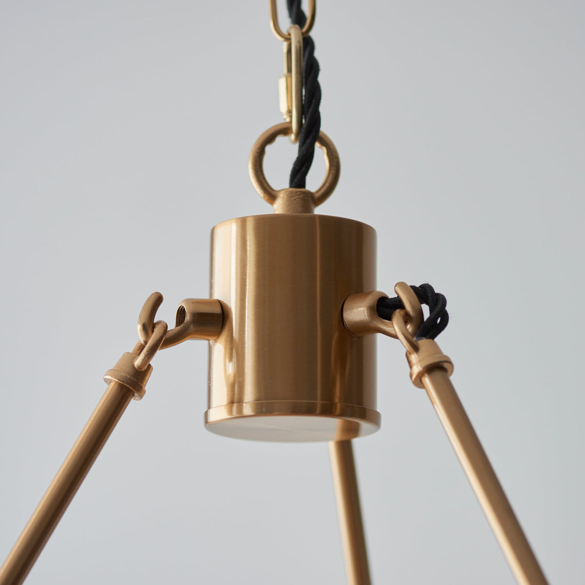 Endon Chester 6 Light Brass Ceiling Pendant-OB-180926