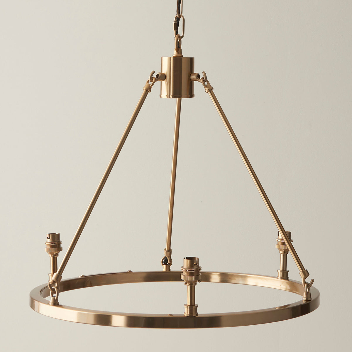 Endon Chester 3 Light Brass Ceiling Pendant-warehouse-180926