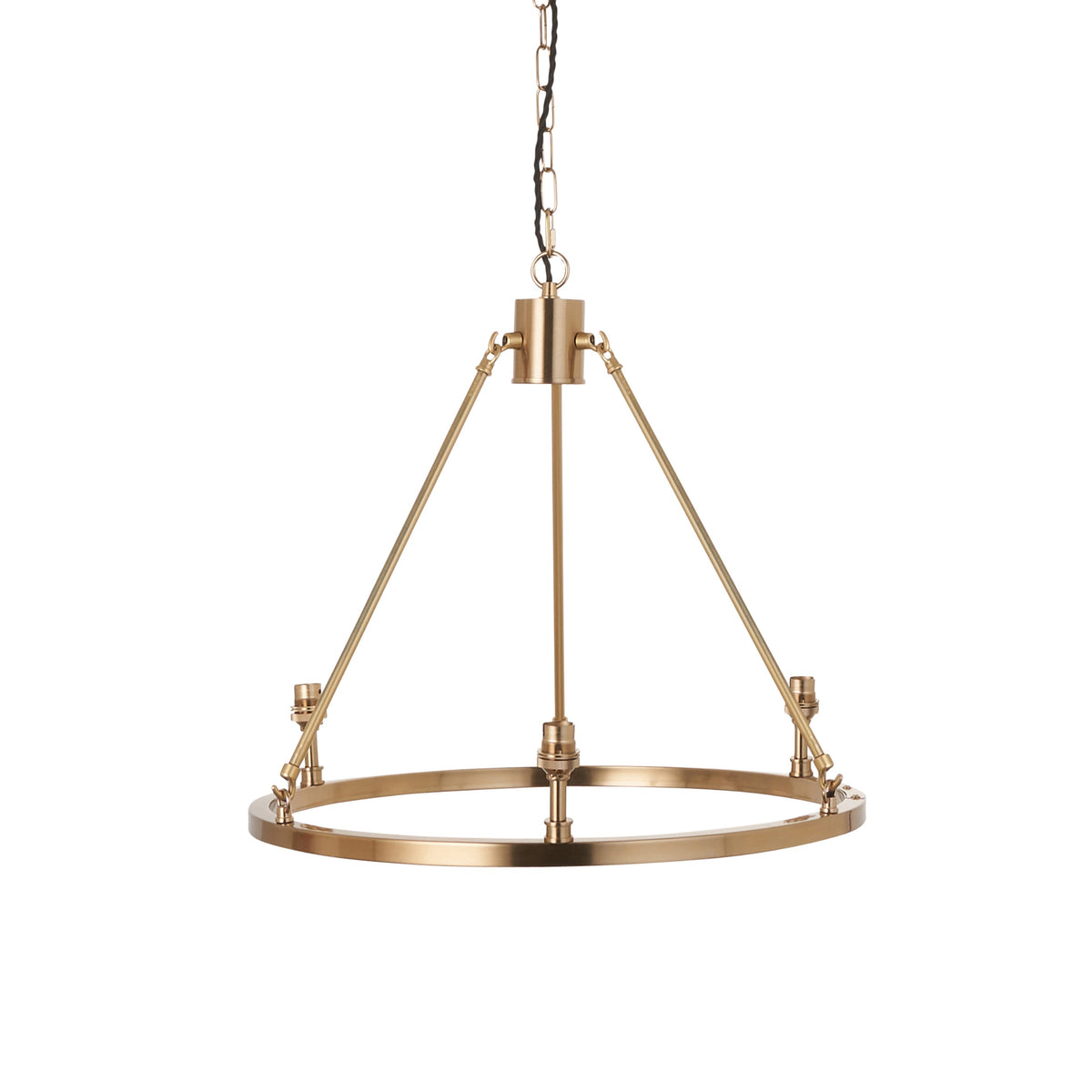 Endon Chester 3 Light Brass Ceiling Pendant-warehouse-180926