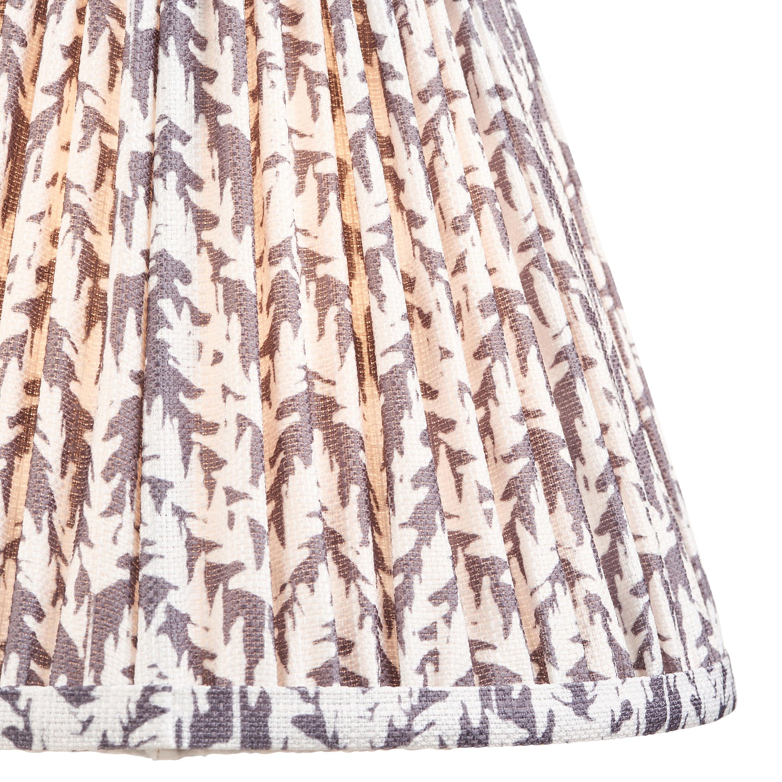 Leaf 25cm Grey Lamp Shade