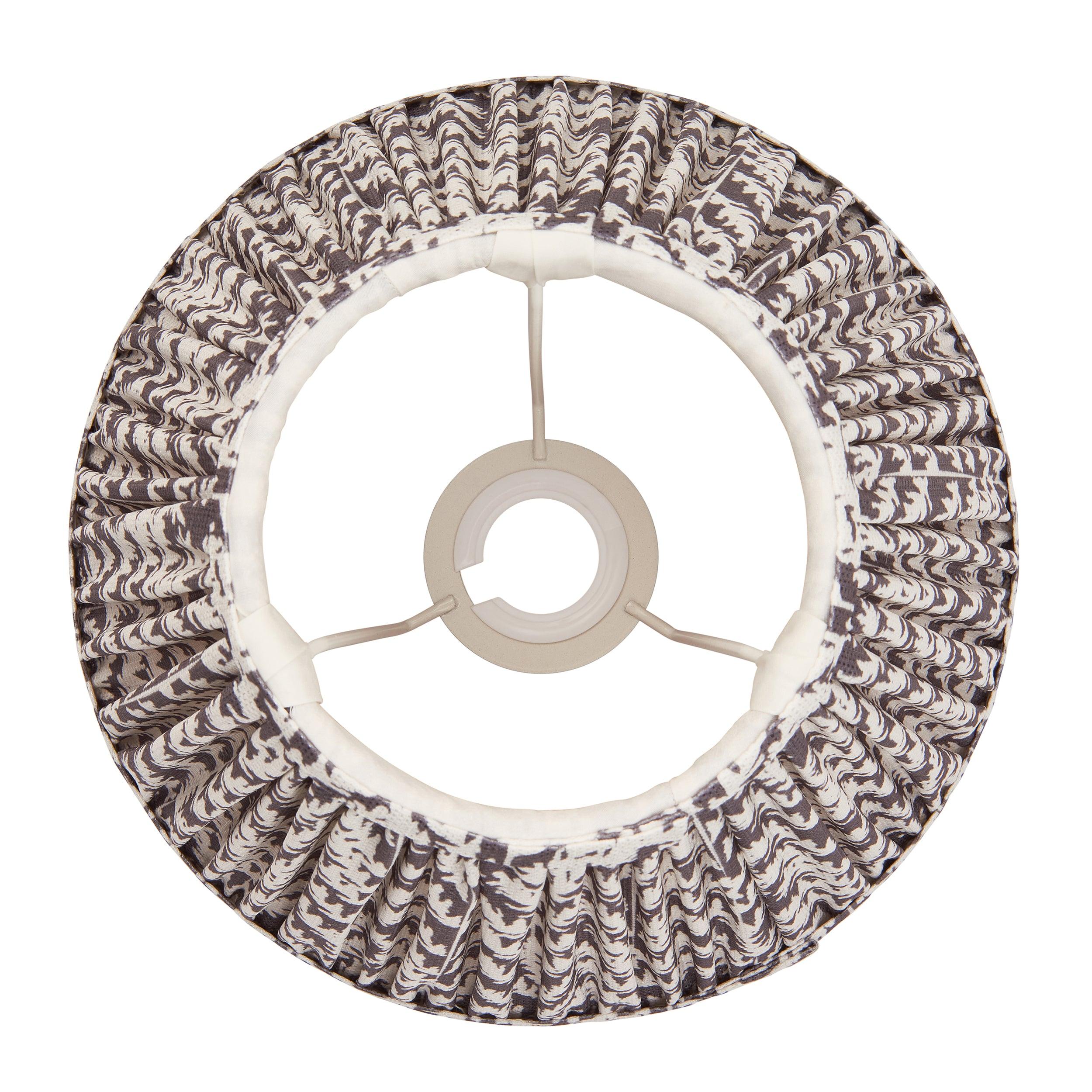 Leaf 25cm Grey Lamp Shade