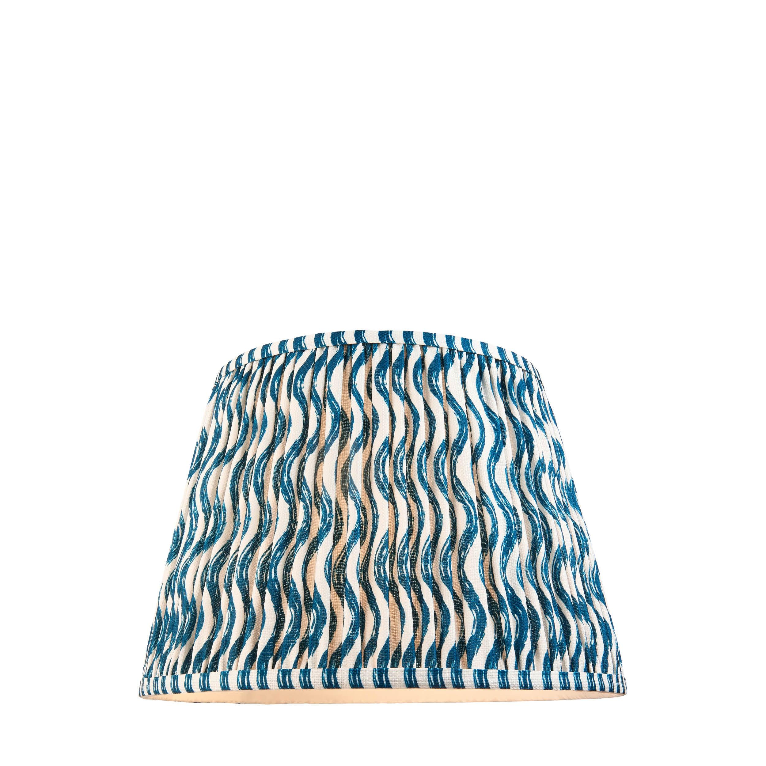 Ripple 35cm Blue Lamp Shade