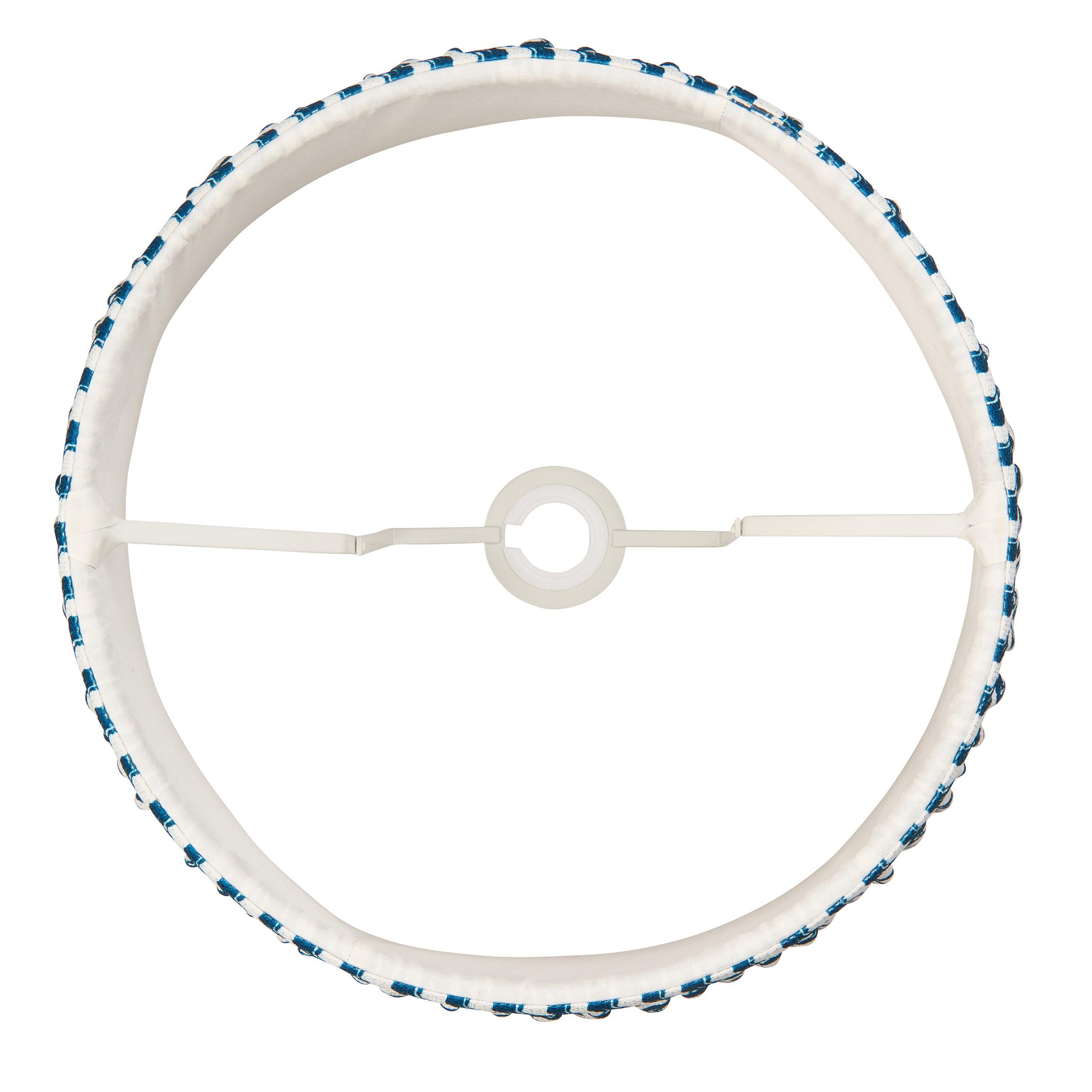 Ripple 35cm Blue Lamp Shade