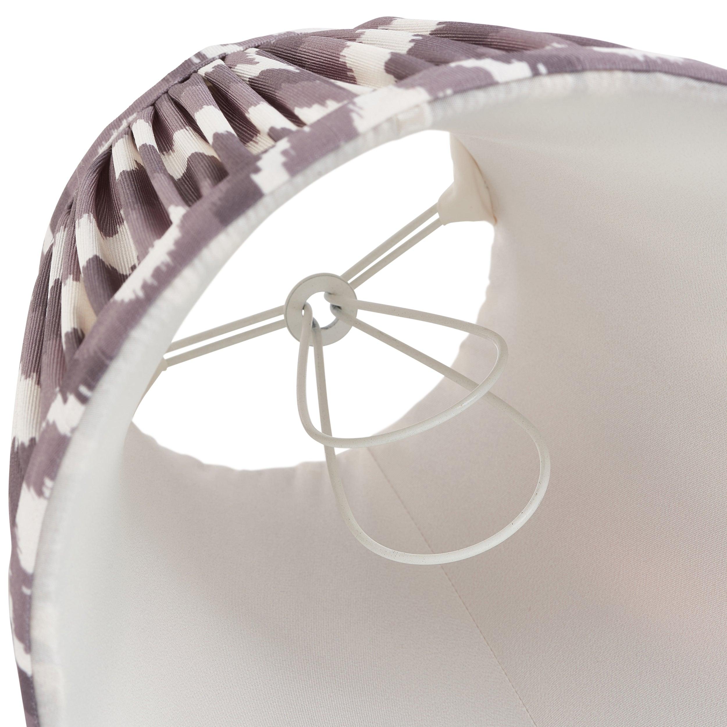 Zigzag 16cm Grey Lamp Shade