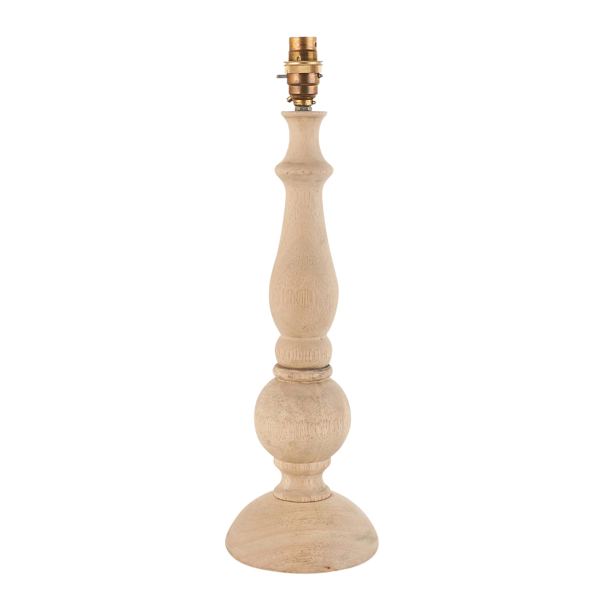 Hidcote Wooden Table Lamp Base