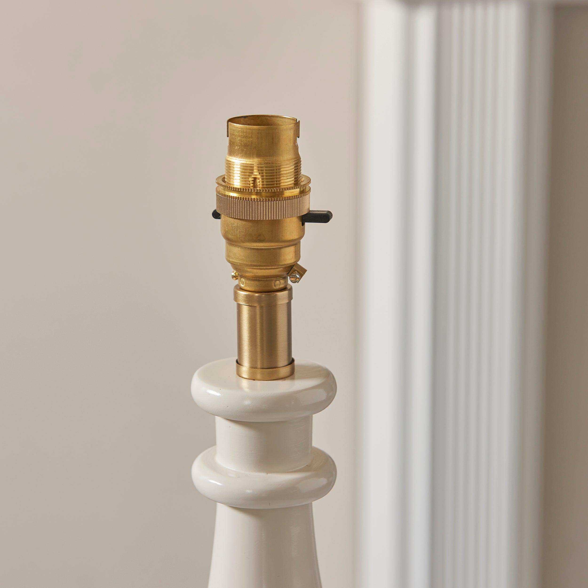 Myrtle White Table Lamp Base