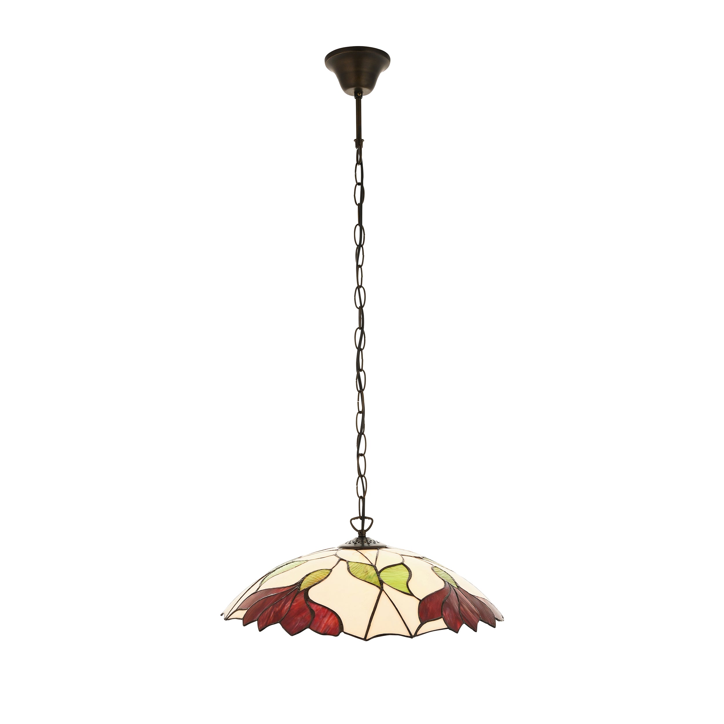 Interiors 1900 Botanica Large Tiffany Pendant Ceiling Light
