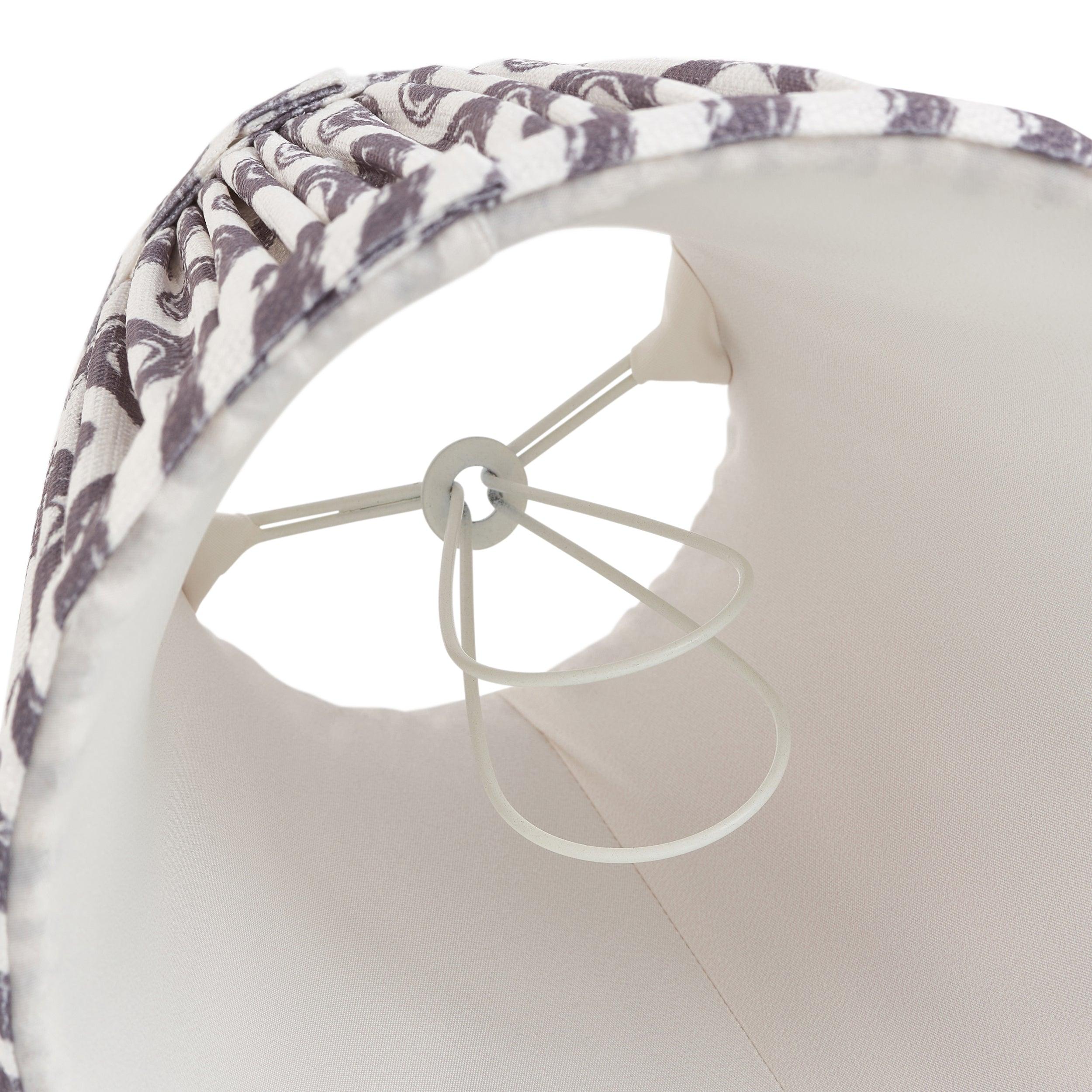 Ripple 16cm Grey Lamp Shade
