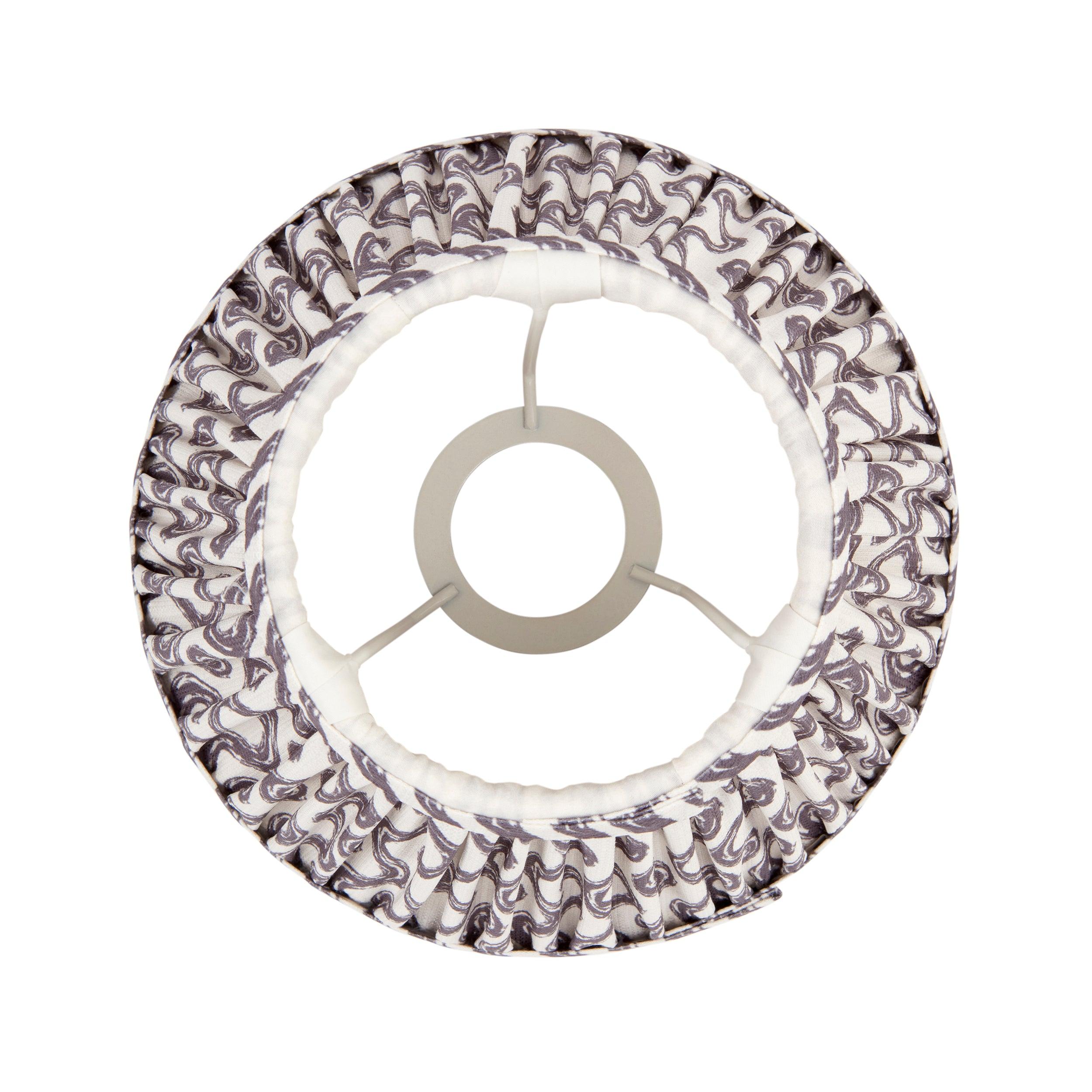 Ripple 20cm Grey Lamp Shade
