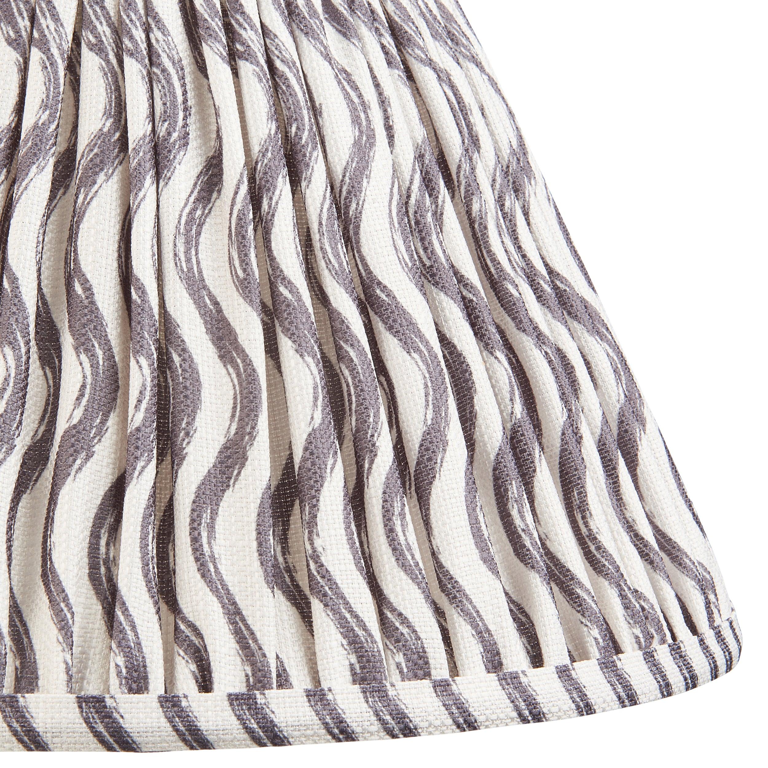 Ripple 30cm Grey Lamp Shade