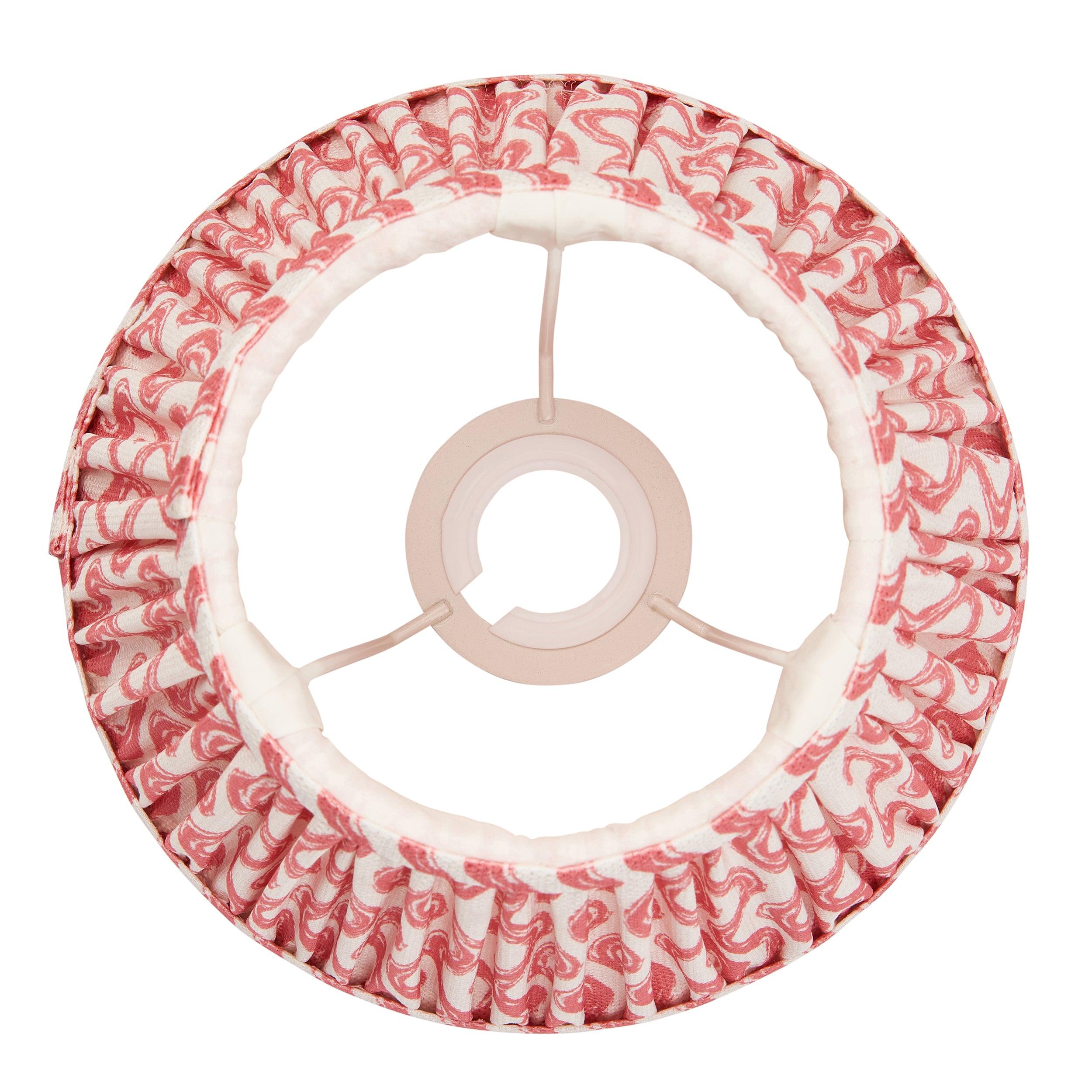 Ripple 20cm Pink Lamp Shade