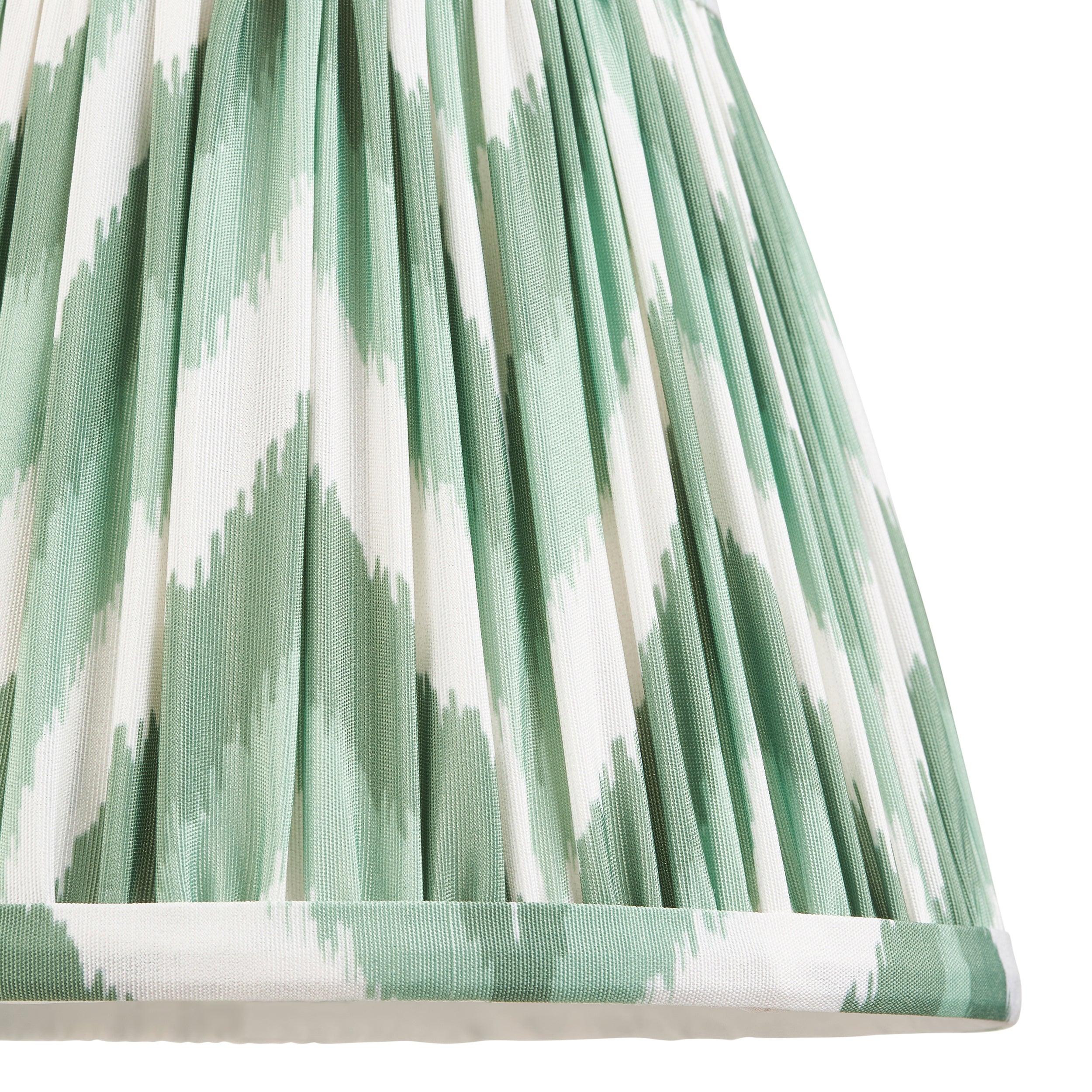 Zigzag 20cm Green Lamp Shade