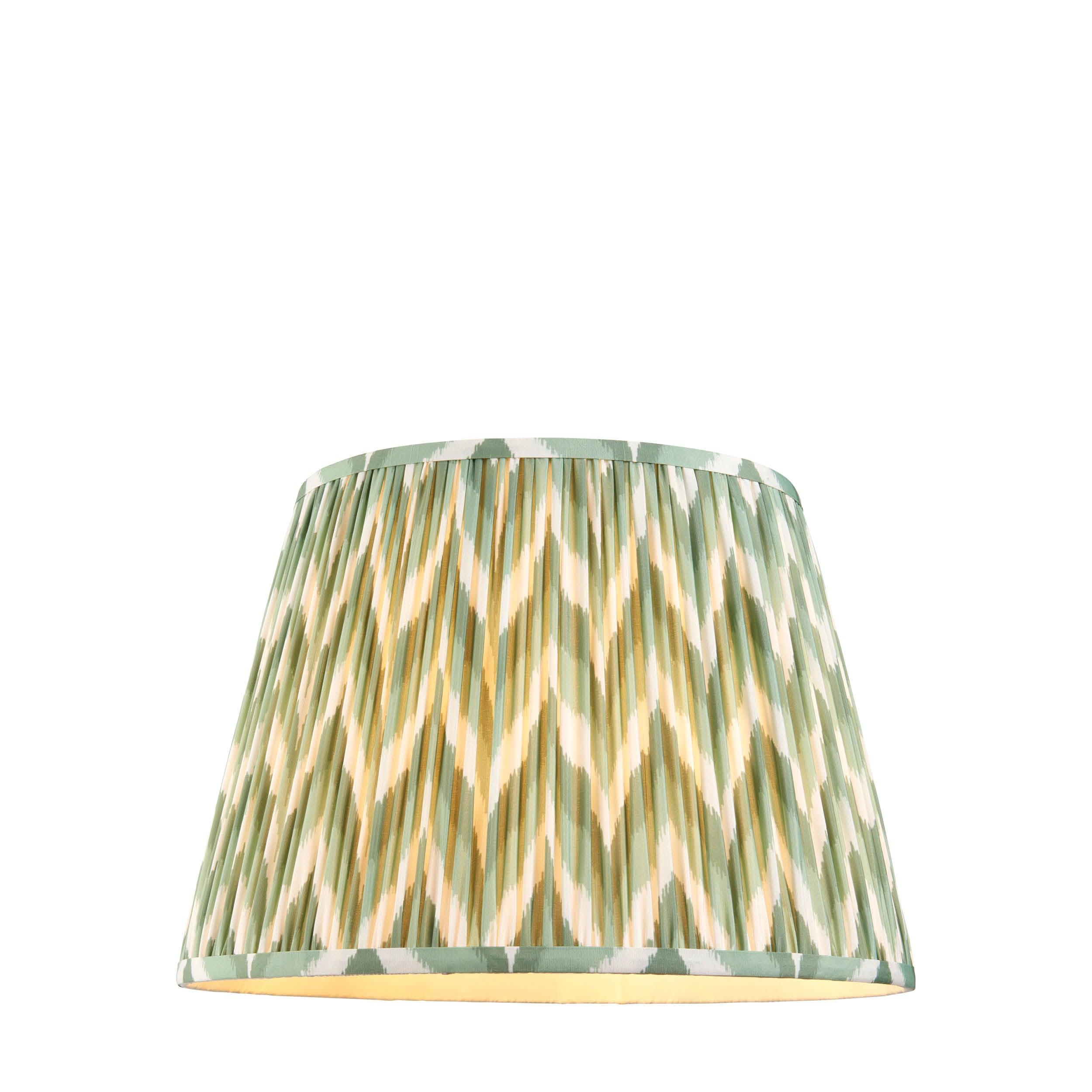 Zigzag 40cm Green Lamp Shade