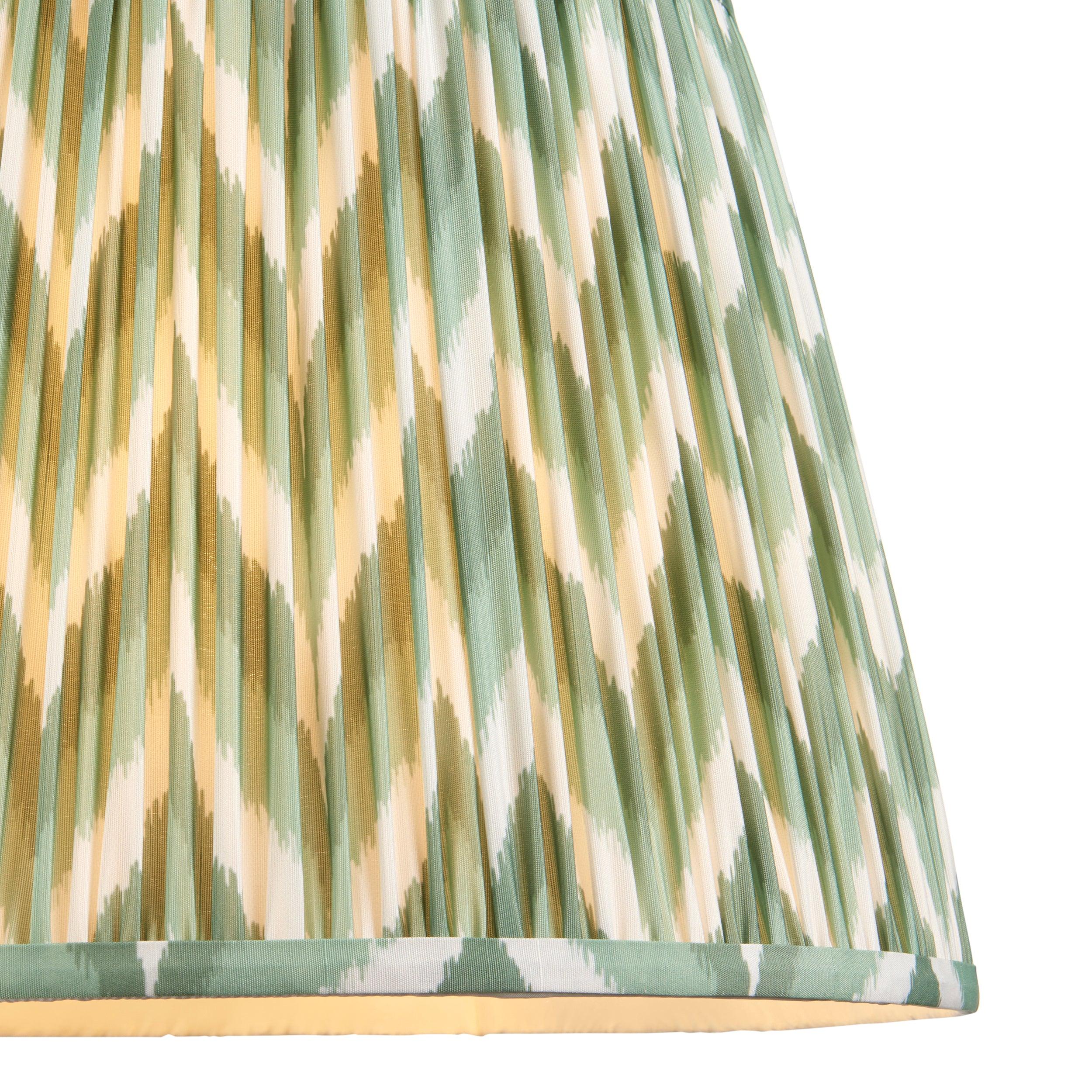 Zigzag 40cm Green Lamp Shade
