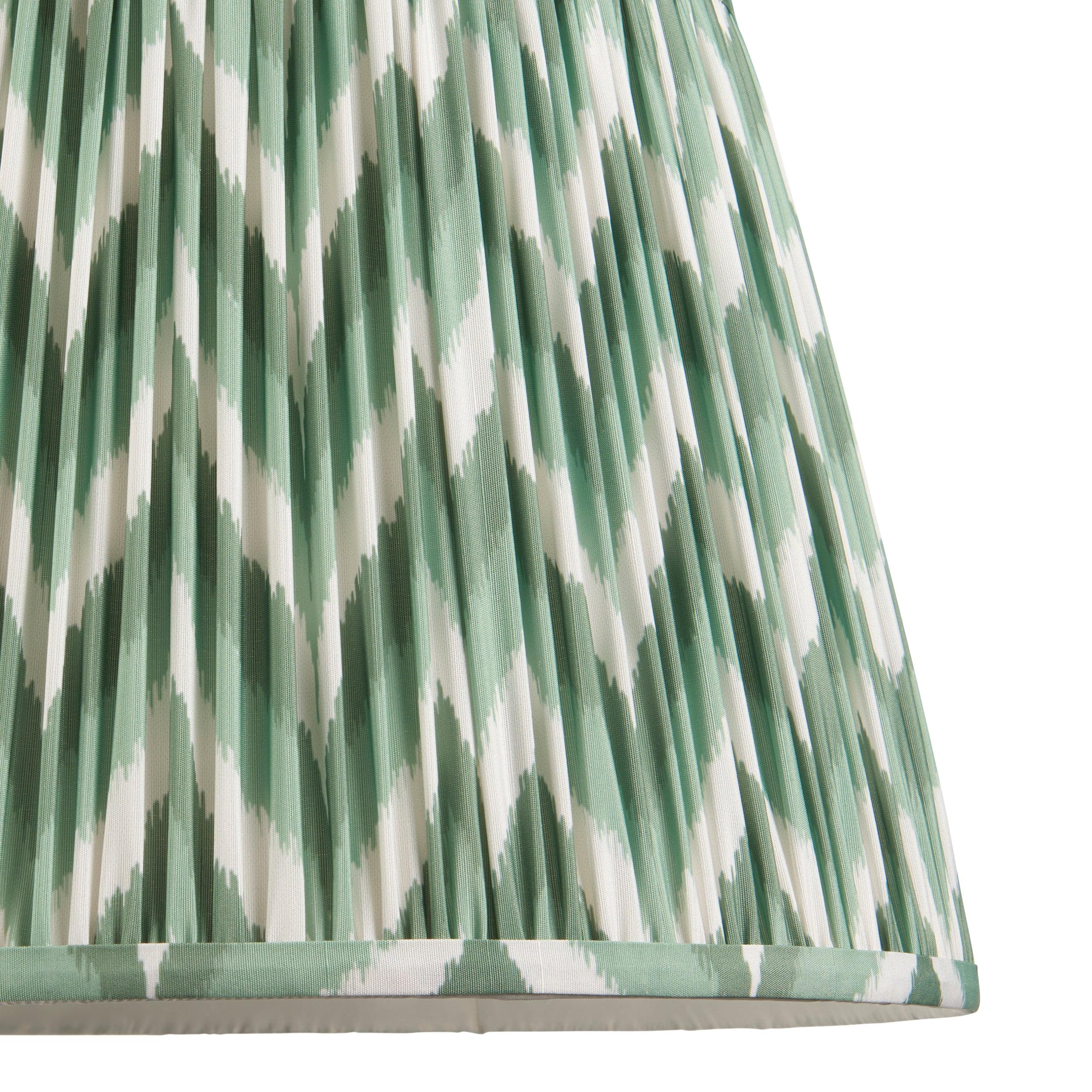 Zigzag 40cm Green Lamp Shade
