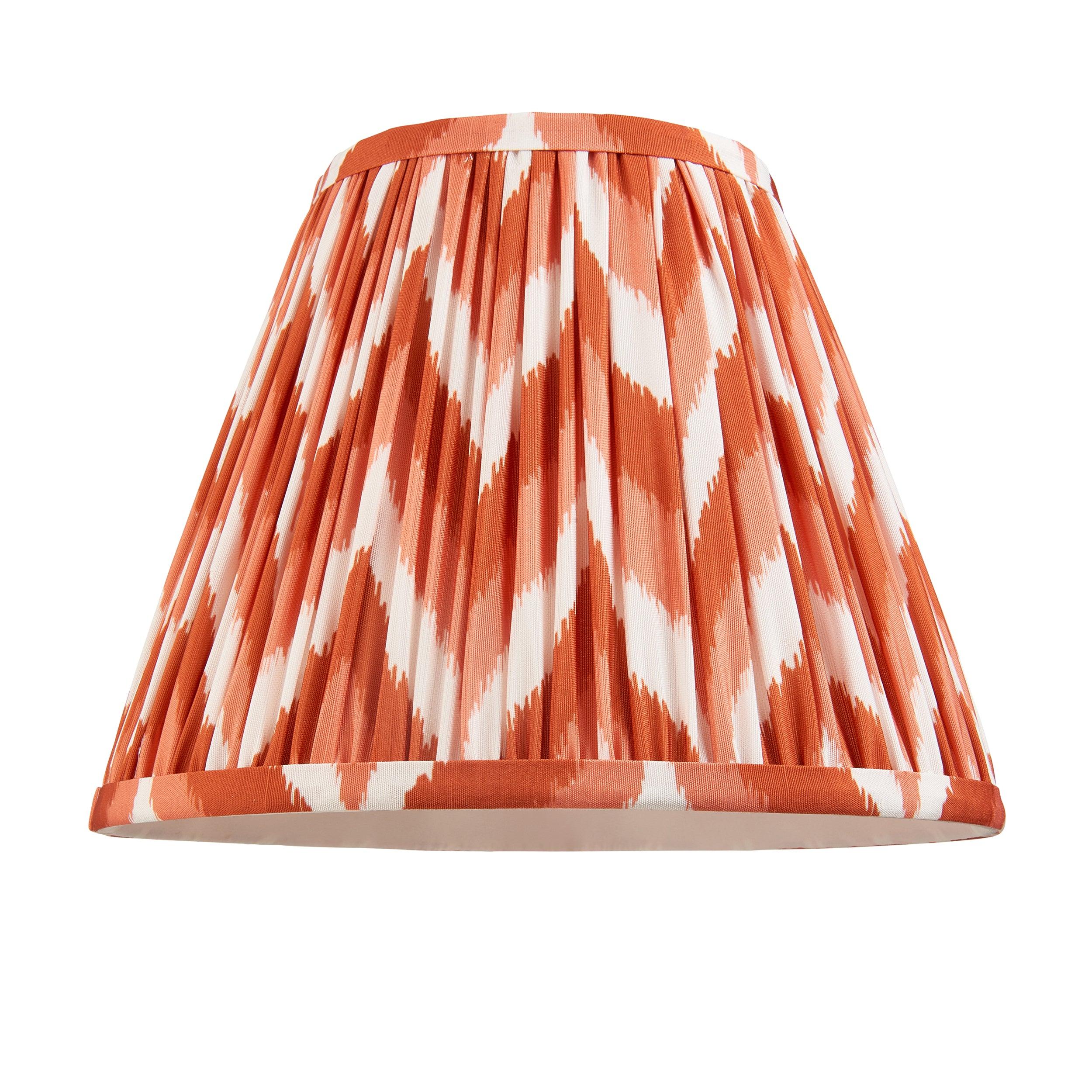 Zigzag 25cm Apricot Lamp Shade