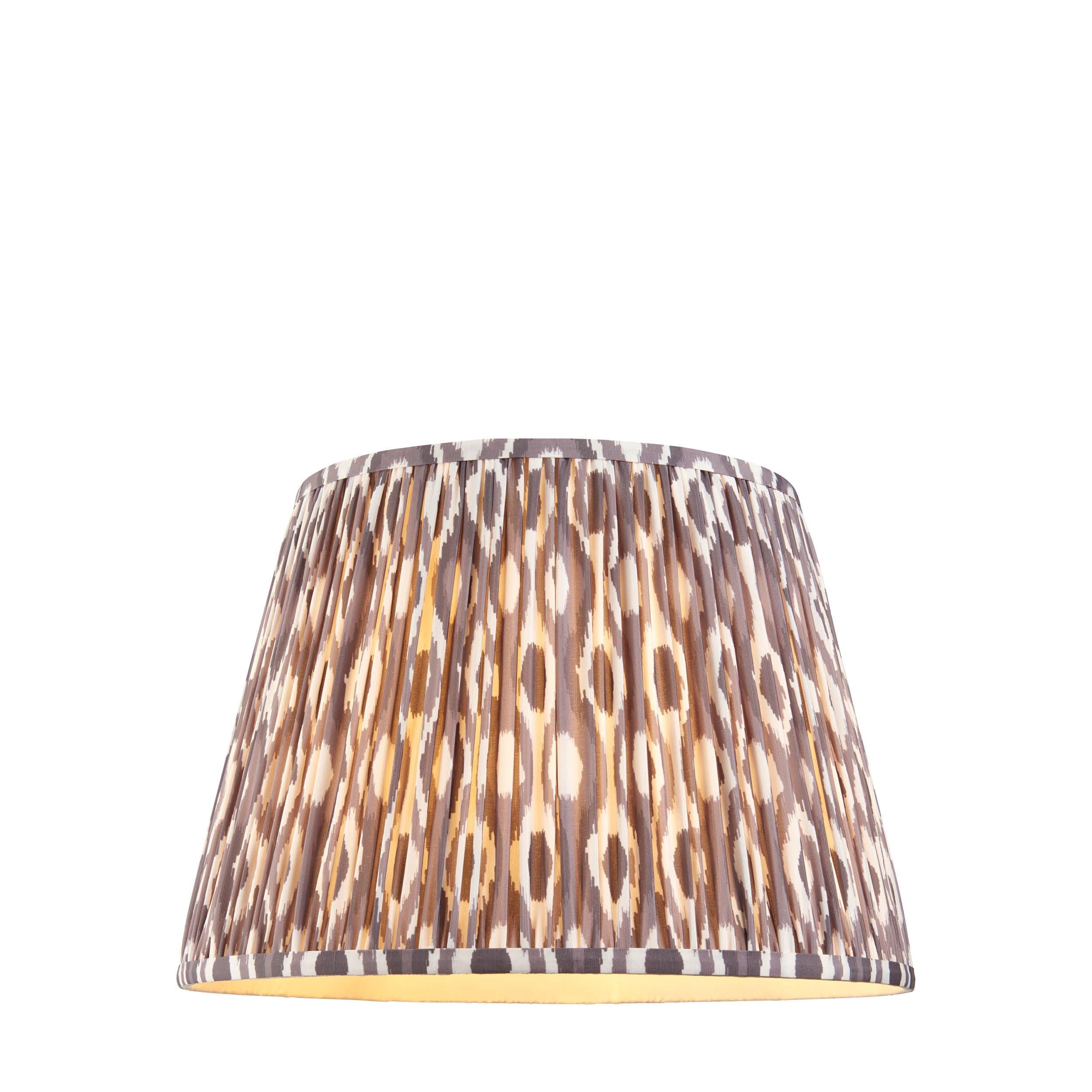 Ikat 40cm Grey Lamp Shade