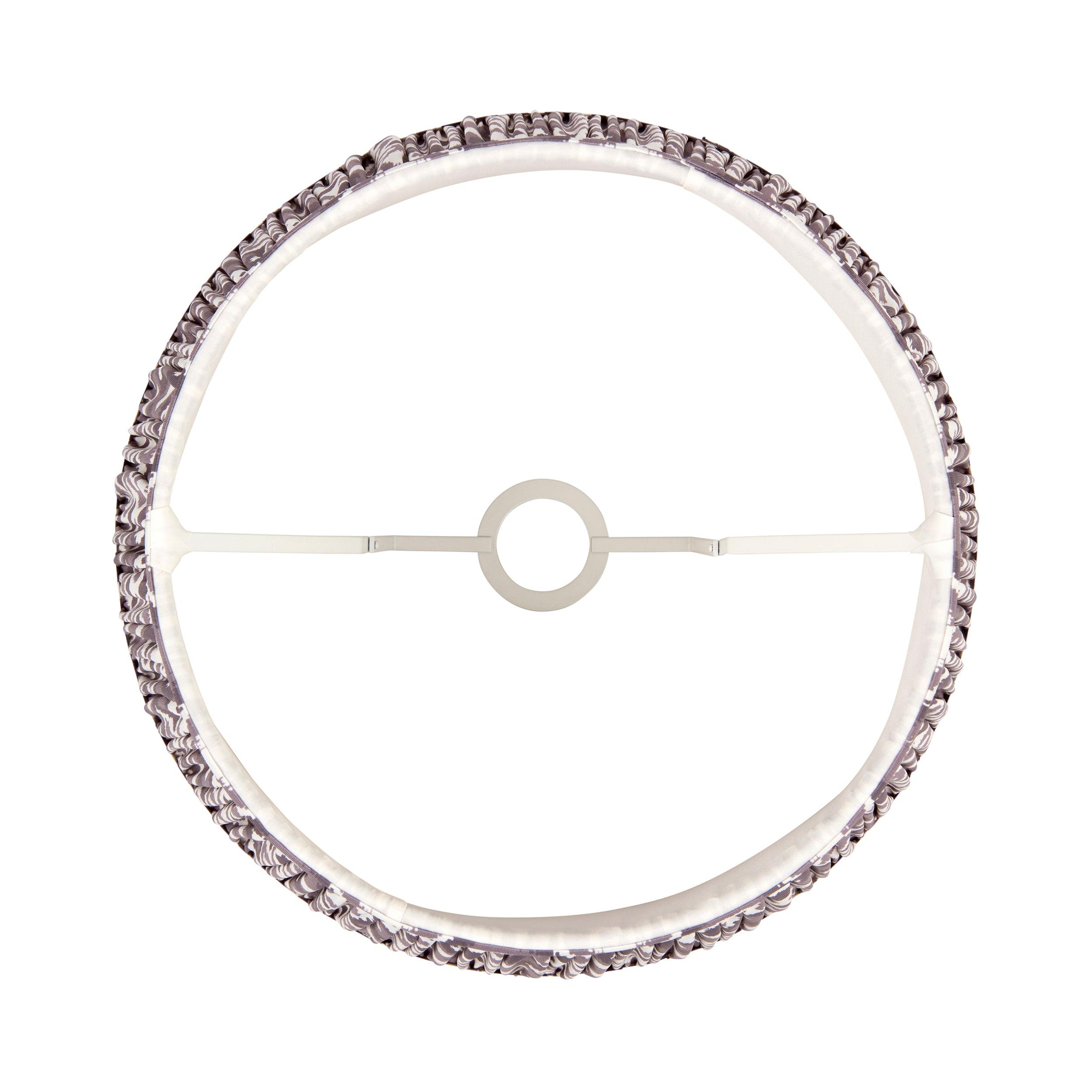 Ikat 40cm Grey Lamp Shade