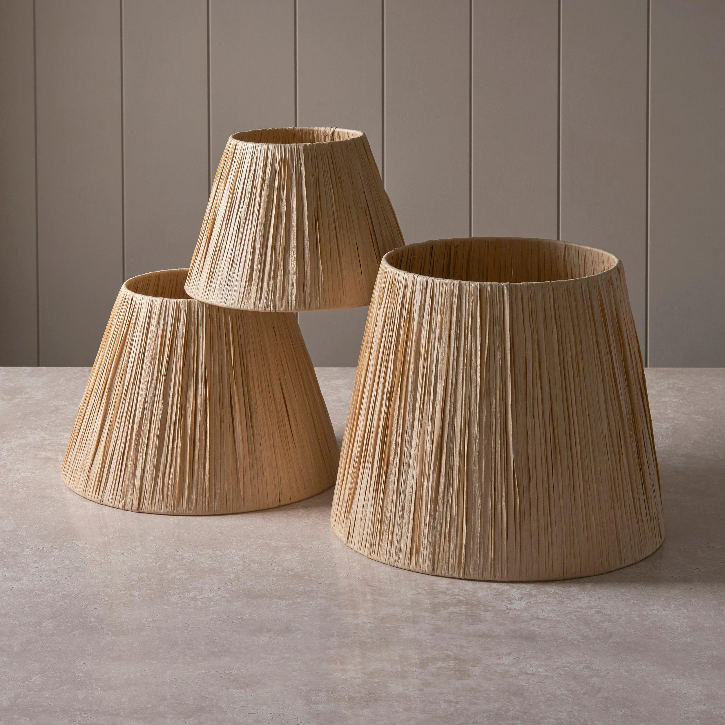 Raffia 24cm Raffia Lamp Shade