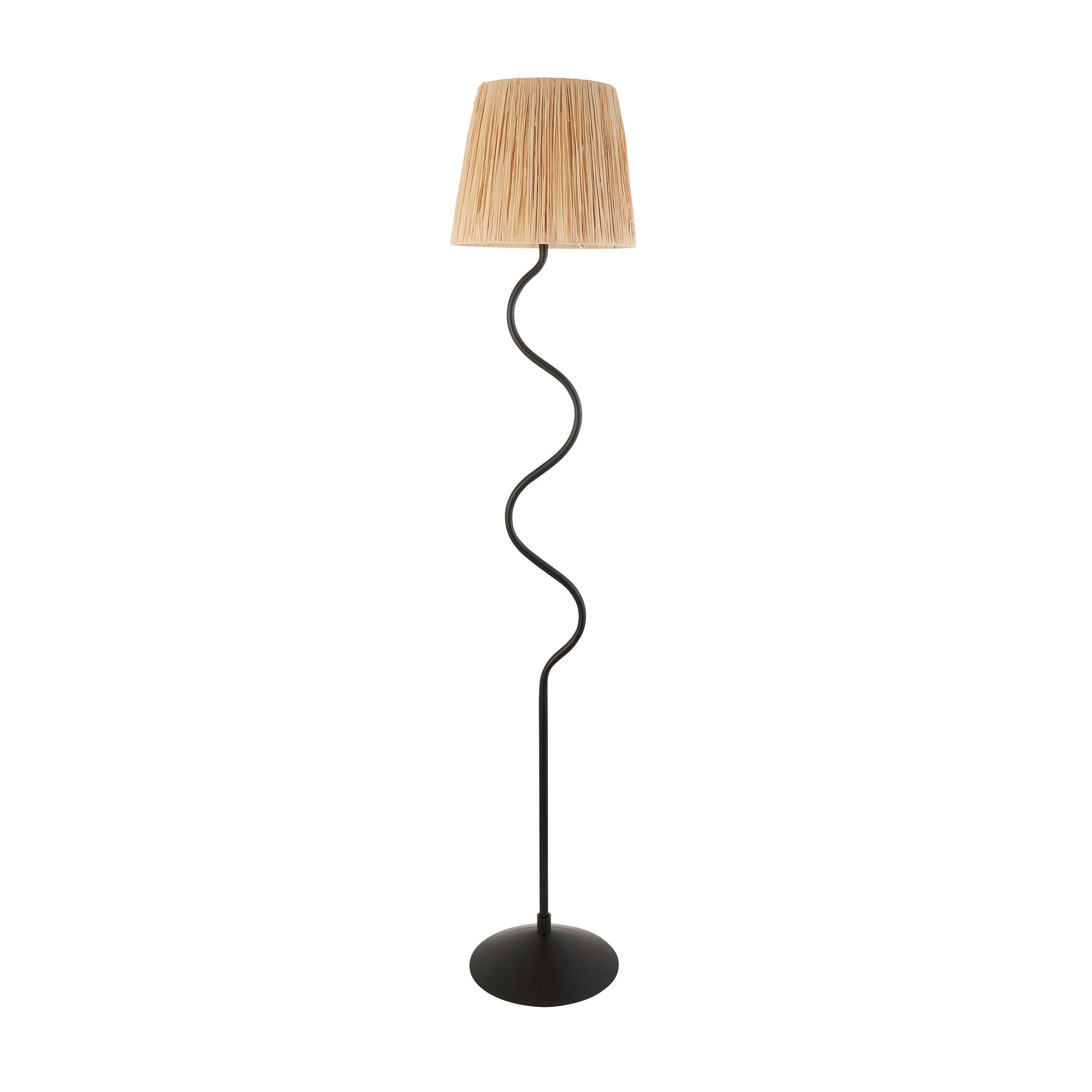 Wriggle Black Floor Lamp