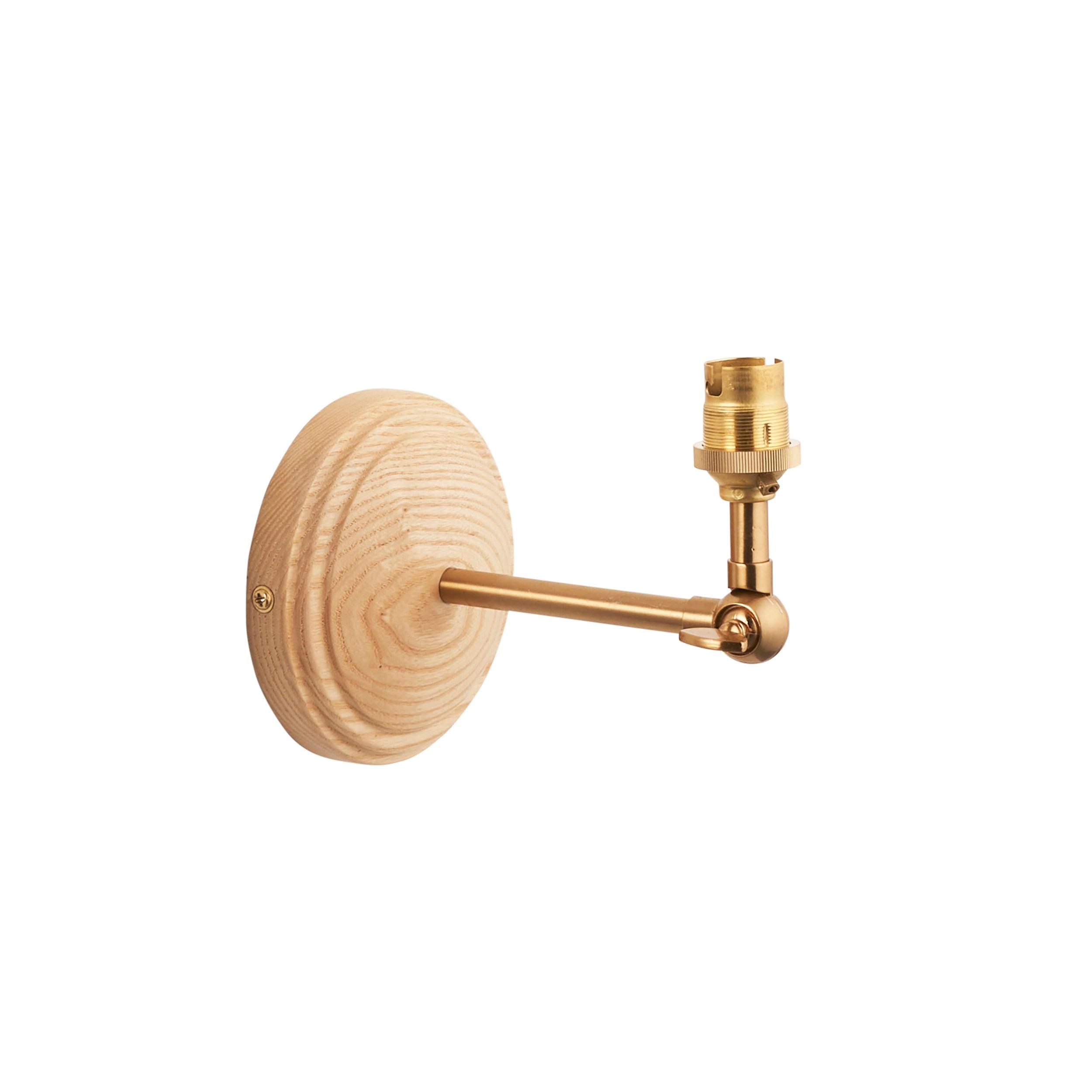 Wing Wooden Wall Light Fitting