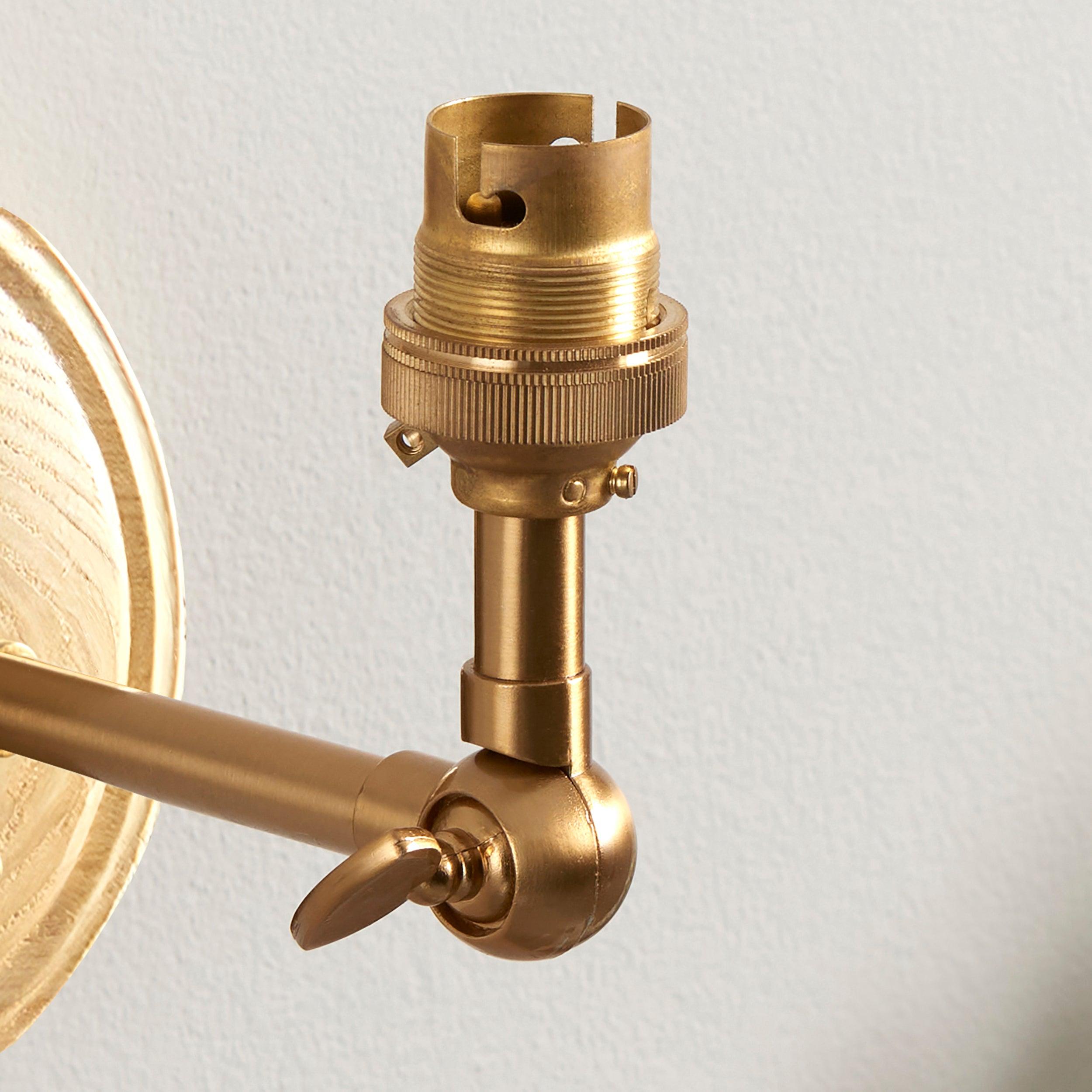 Wing Wooden Wall Light Fitting