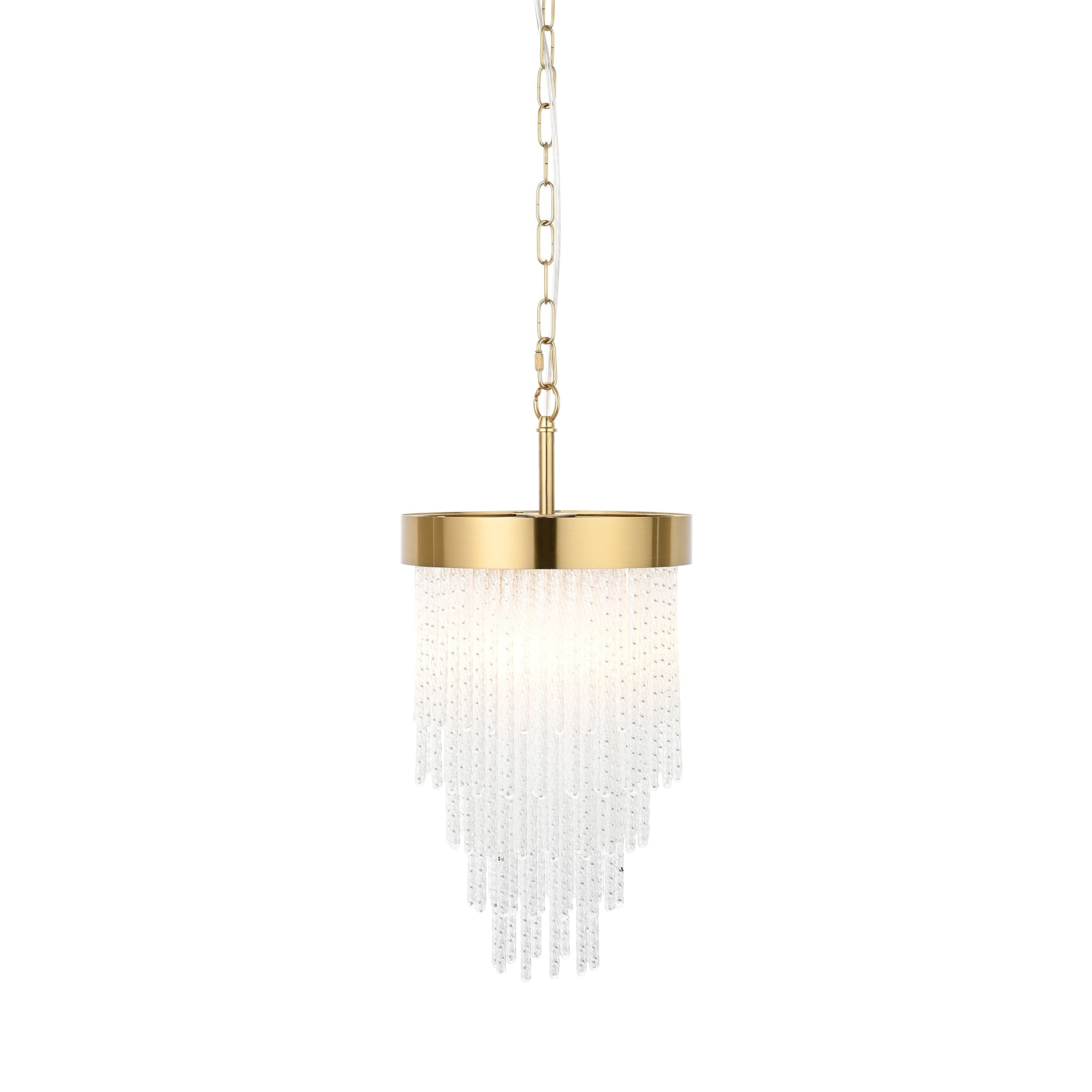 Anistoria Brass & Glass Rod Pendant-OPEN-BOX-50-200826