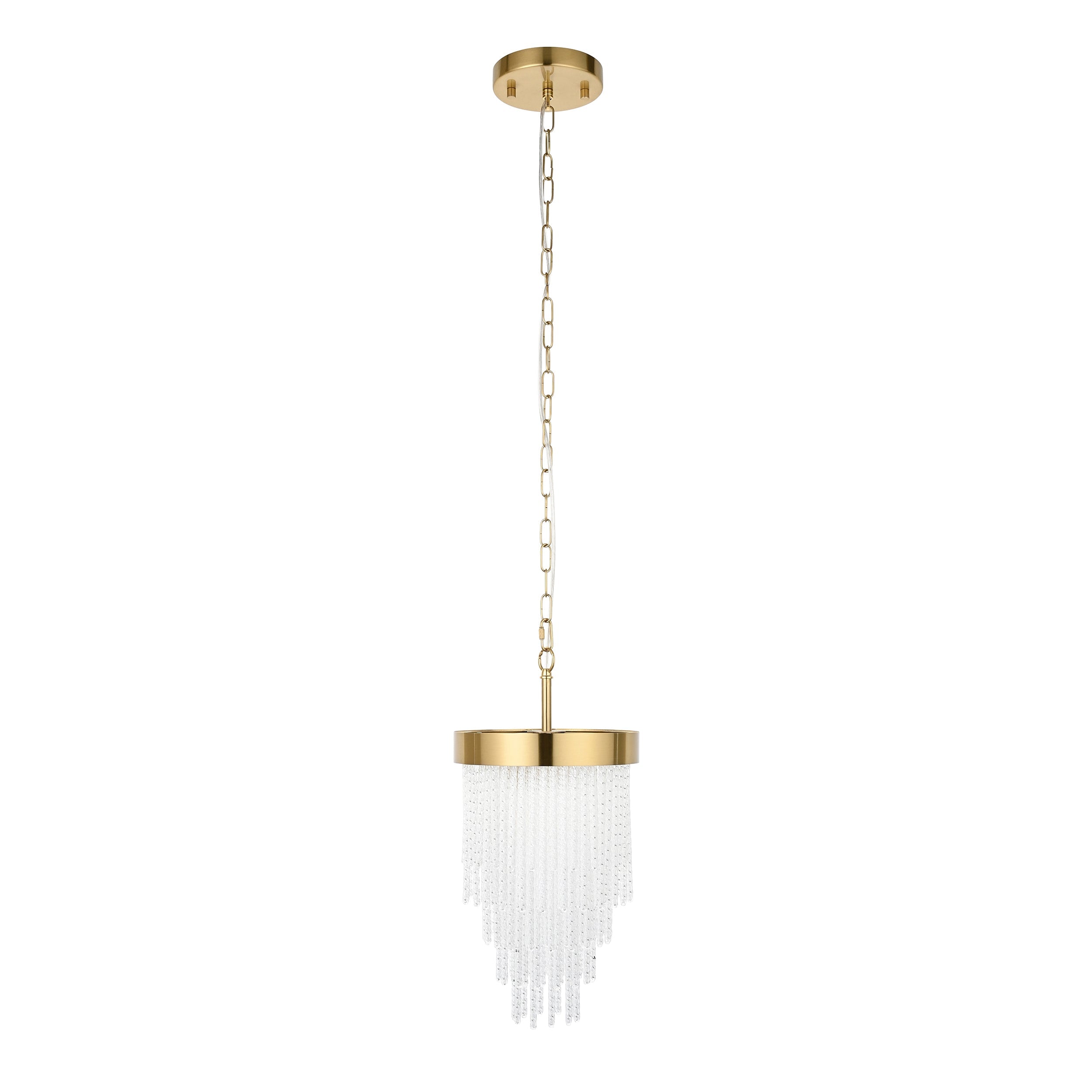 Anistoria Brass & Glass Rod Pendant-OPEN-BOX-50-200826