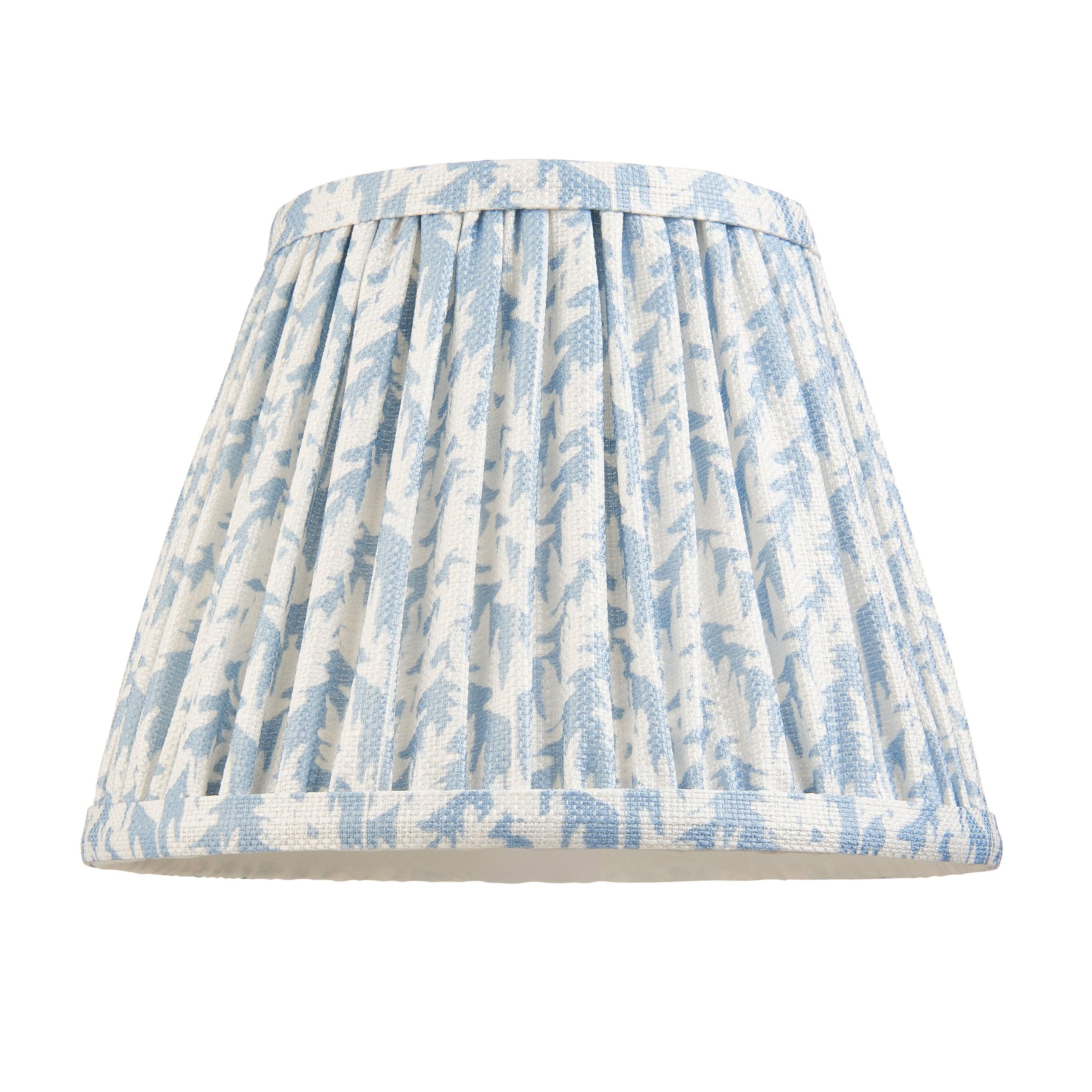 Higgledy Blue Table Lamp & Leaf 20cm Shell Bay Blue Shade