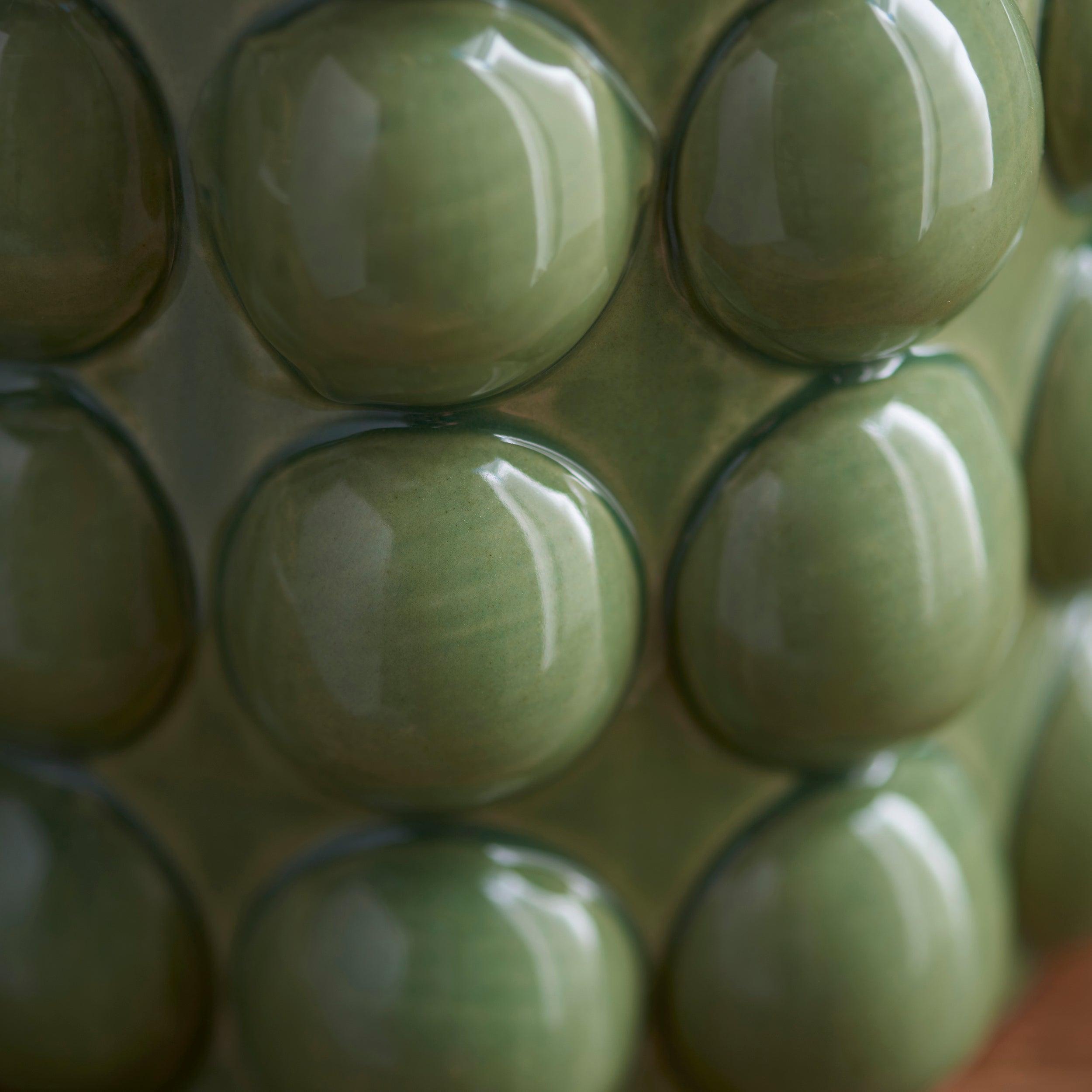 Bobble Ceramic Table & Ikat 25cm Neutral Shade