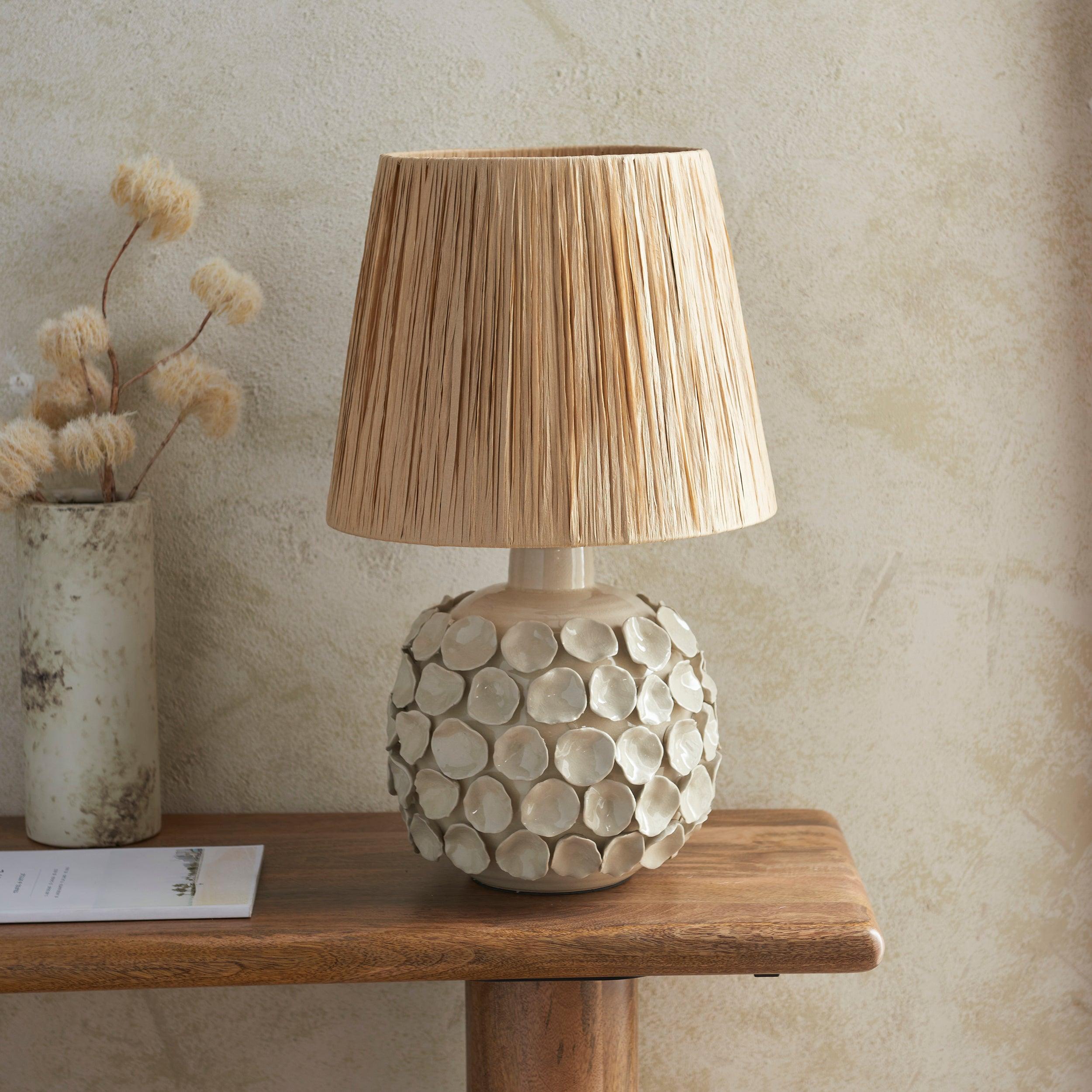 Borello & Raffia 32cm Natural Raffia Shade