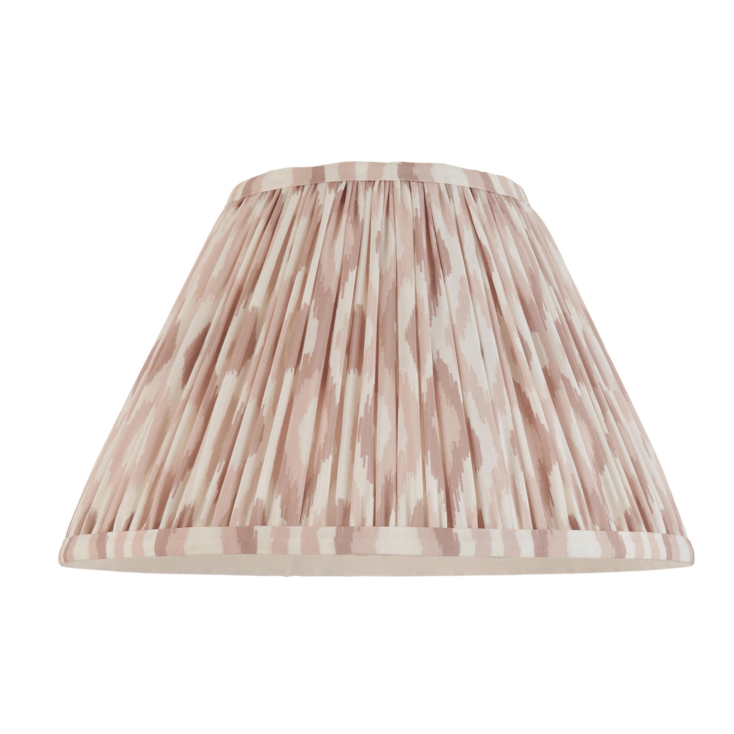 Monroe Green Ceramic Table Lamp & Ikat 30cm Neutral Shade