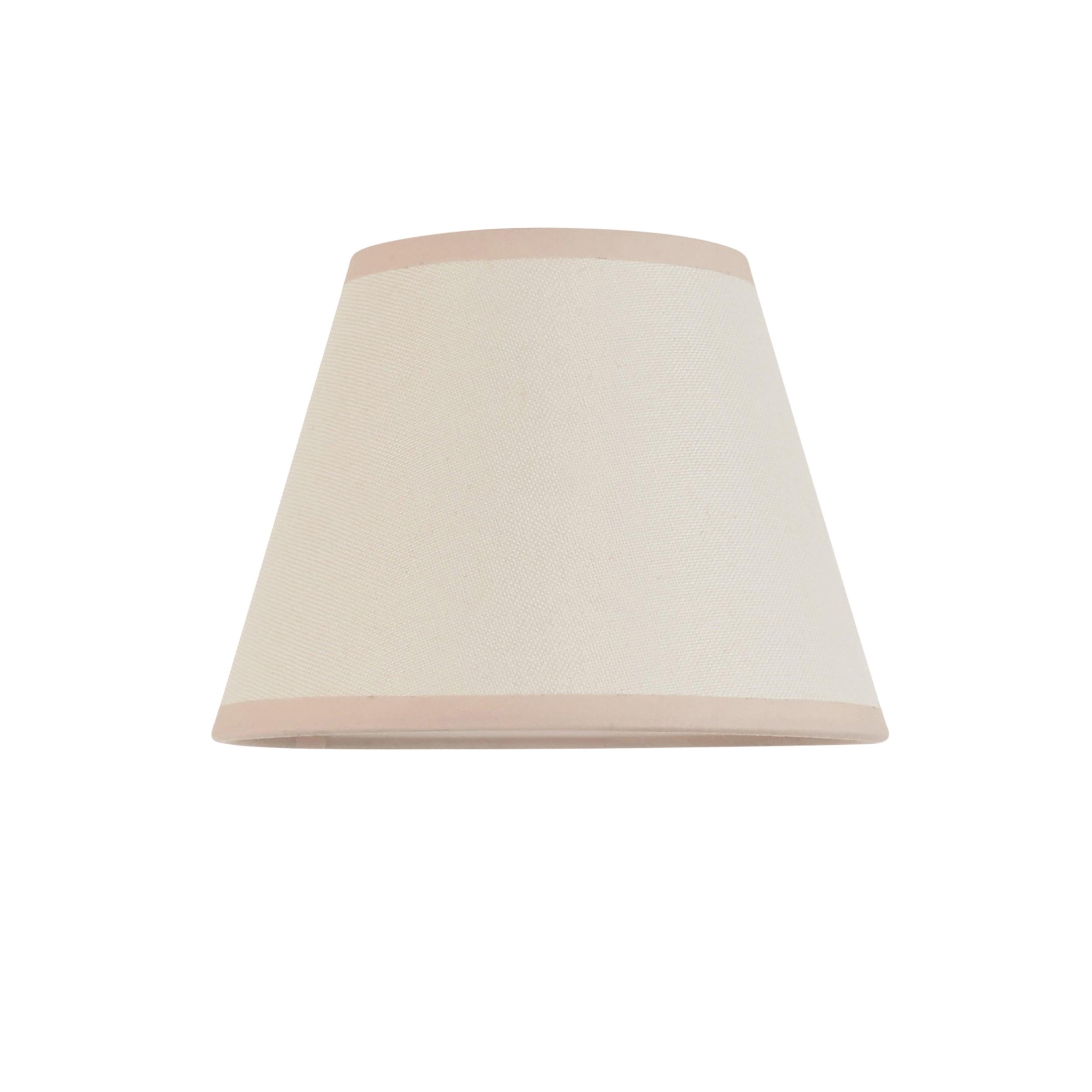 Santiago Long Line Brass Wall Light With 20cm White Ivy Shade