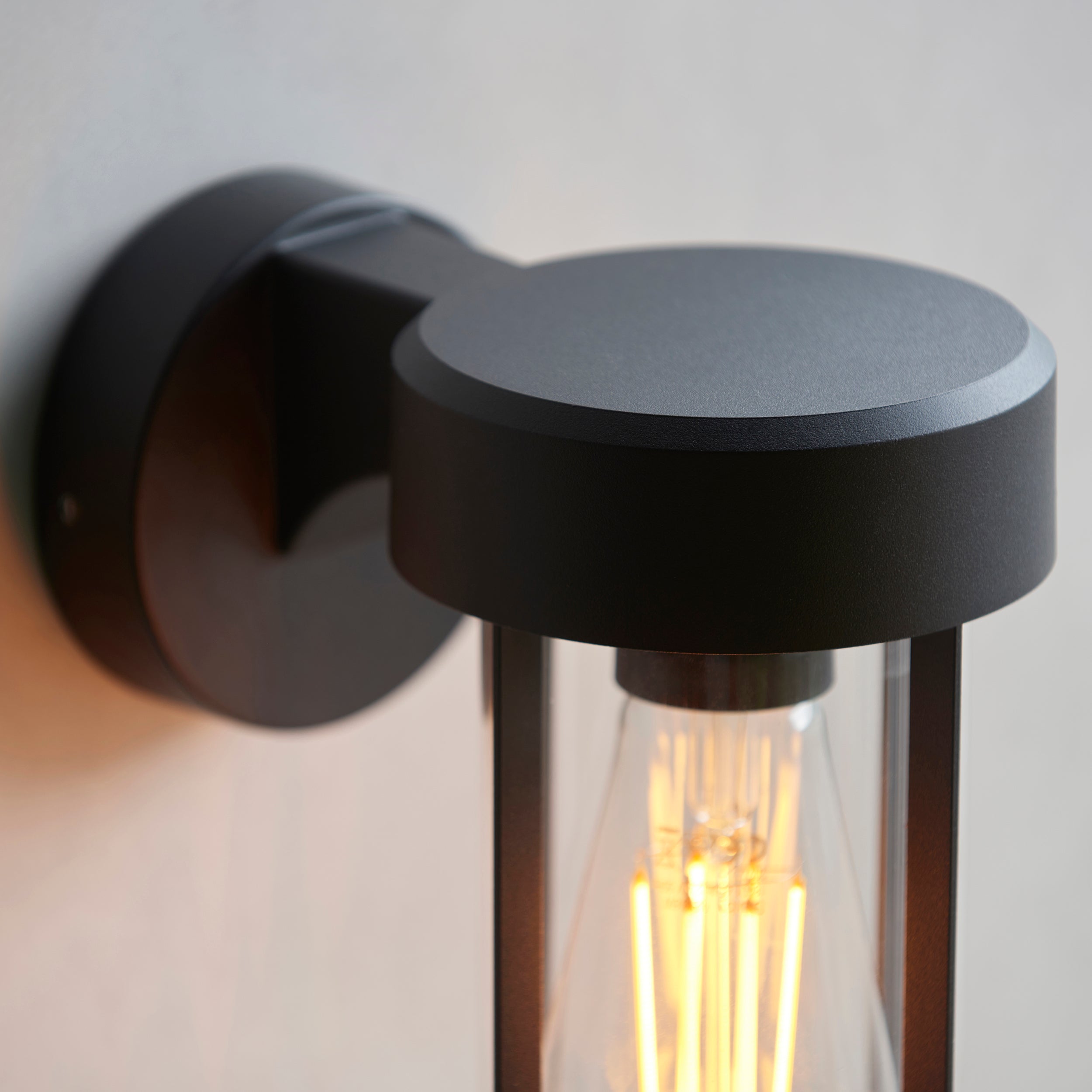 Lucca Black Oudoor Wall Light