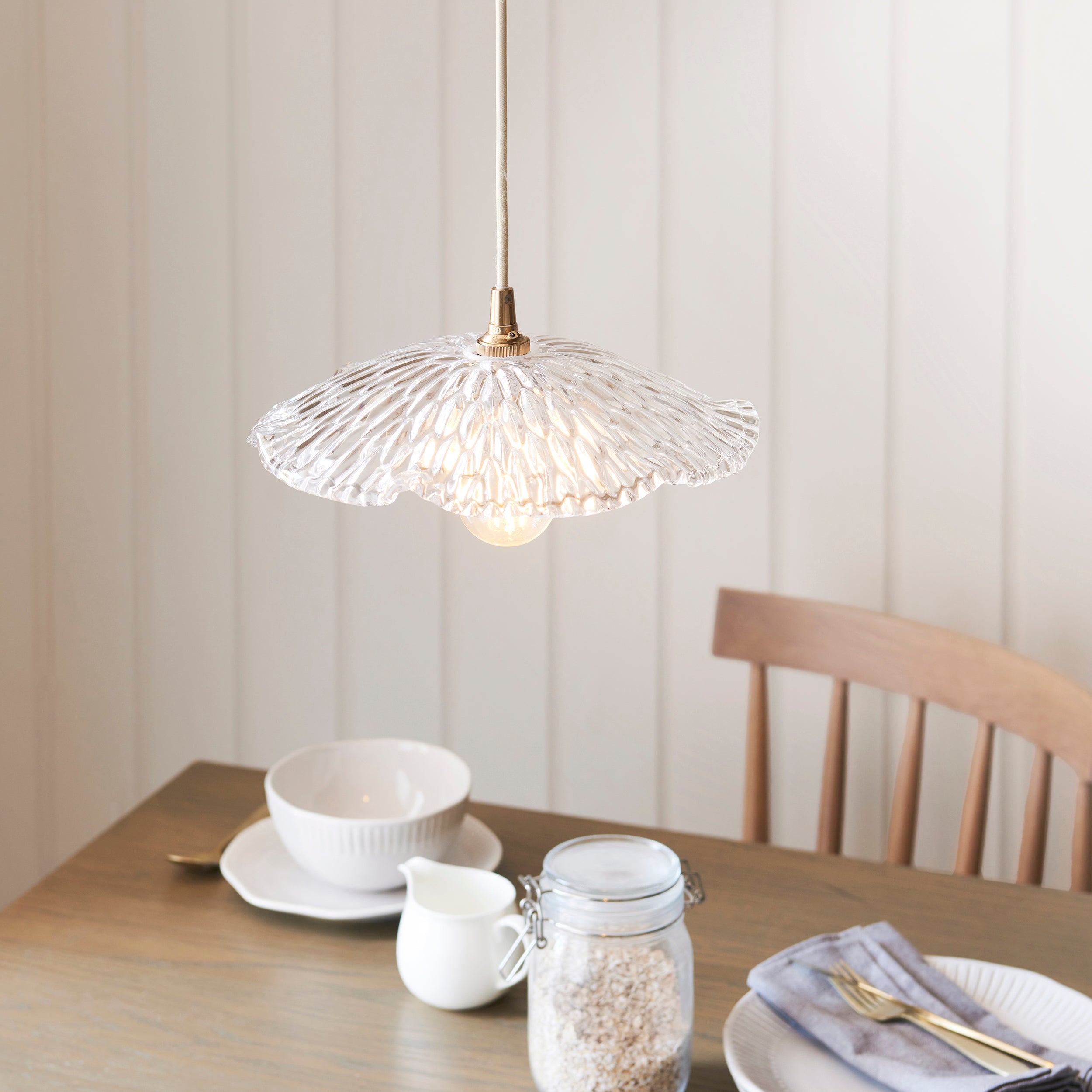 Orchid Easyfit Glass Pendant (Shade Only)