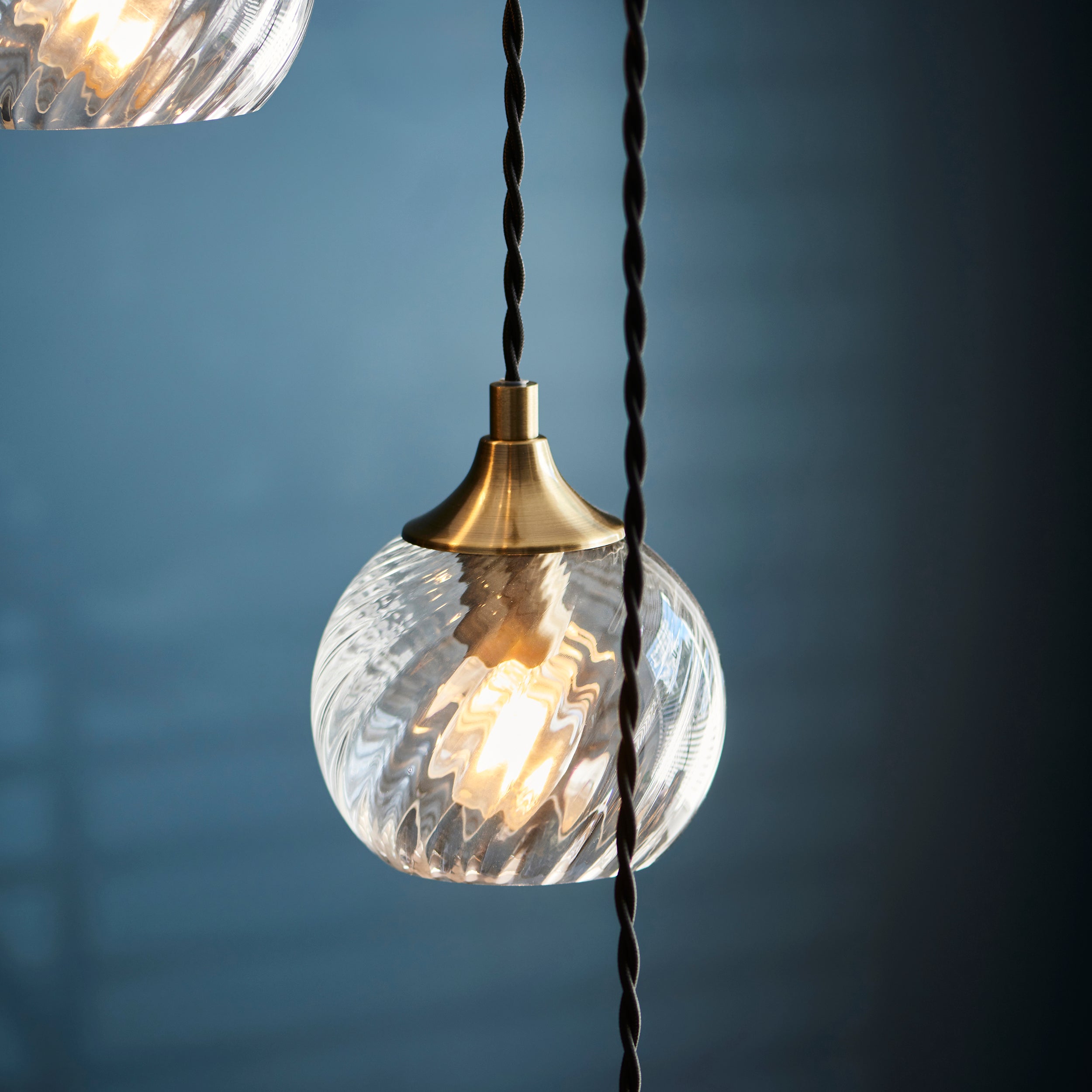 Allegra 5 Light Brass Pendant Cascade Ceiling Light