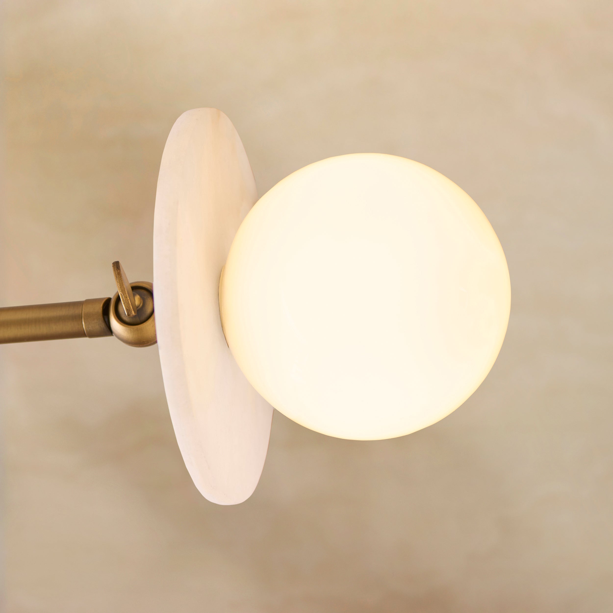 Cerhio 3 Light Brass Finish Semi Flush Ceiling Light