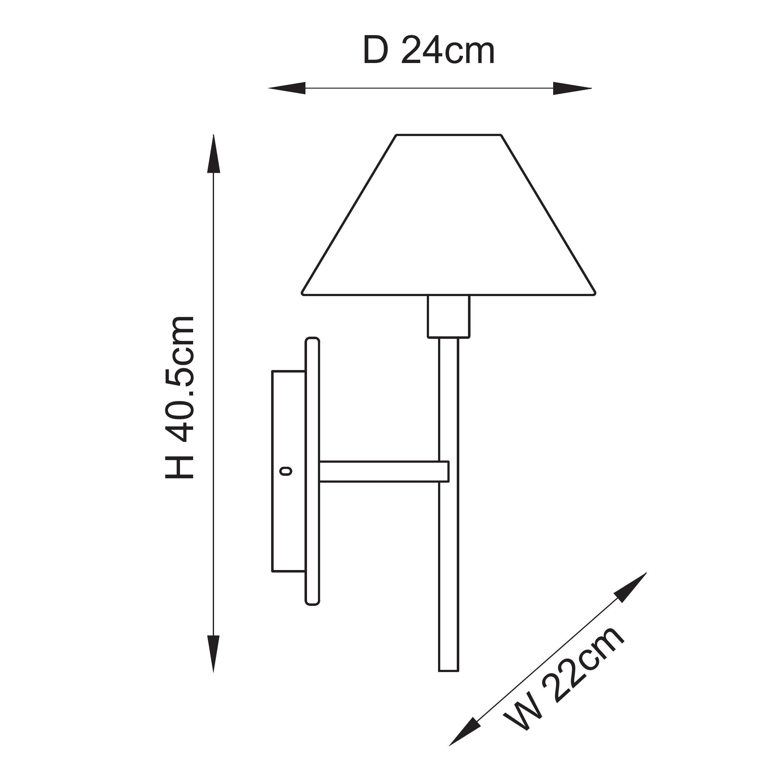Faro White Voakas Marble & Brass Wall Light - Faux Linen Shade